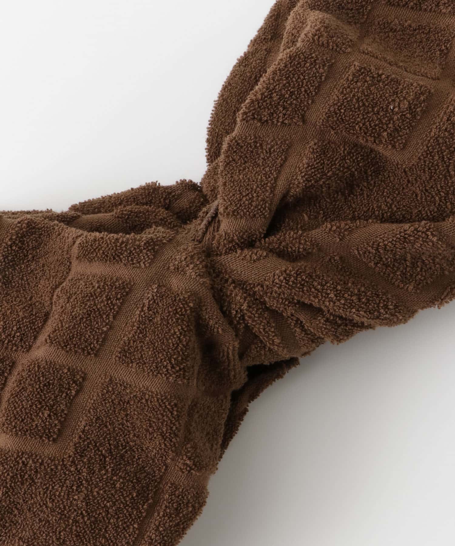 ボリュームガラパイルターバン∴ BRN -