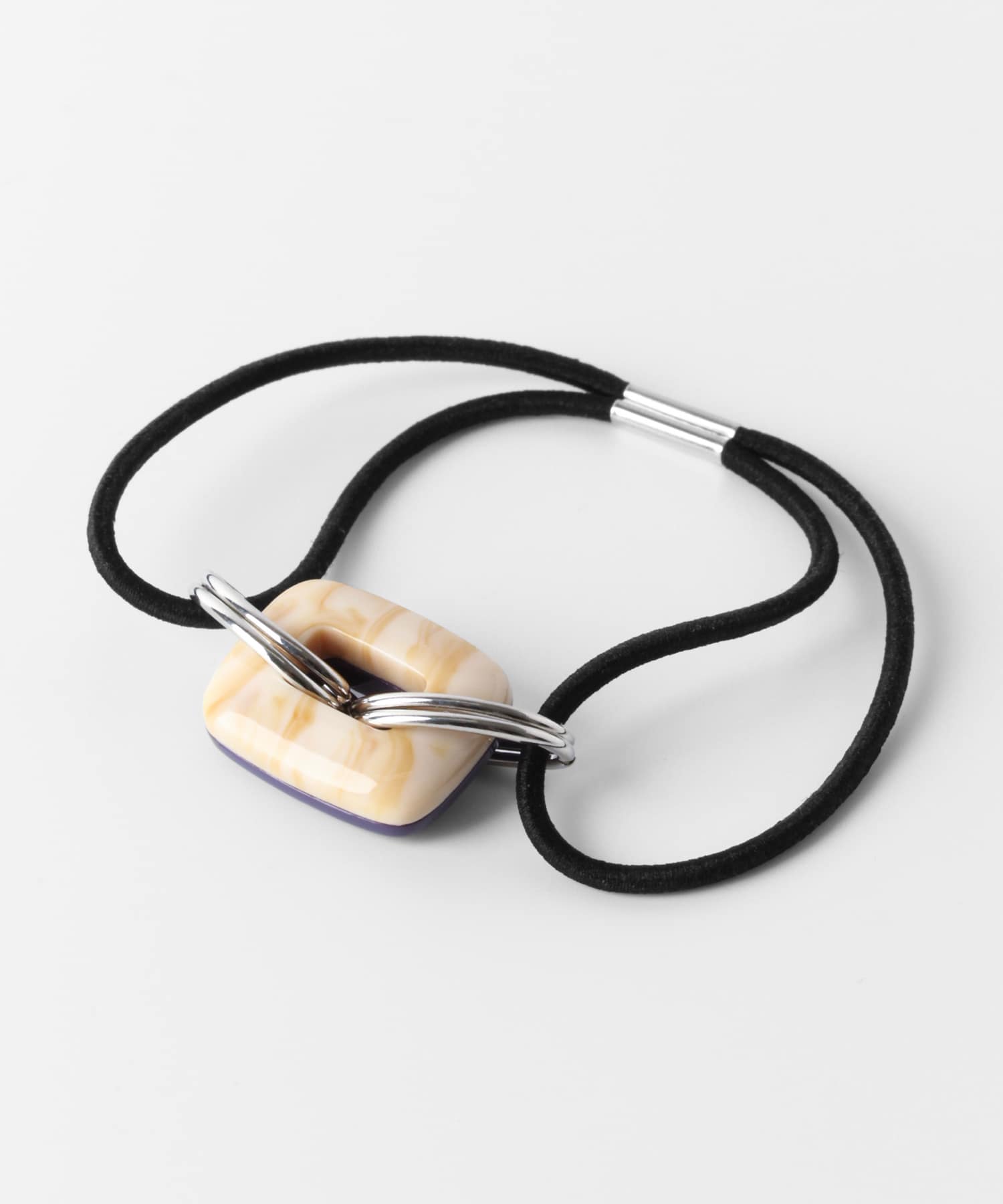 ハイショクカラーパーツポニー∴ BLU/BEG -