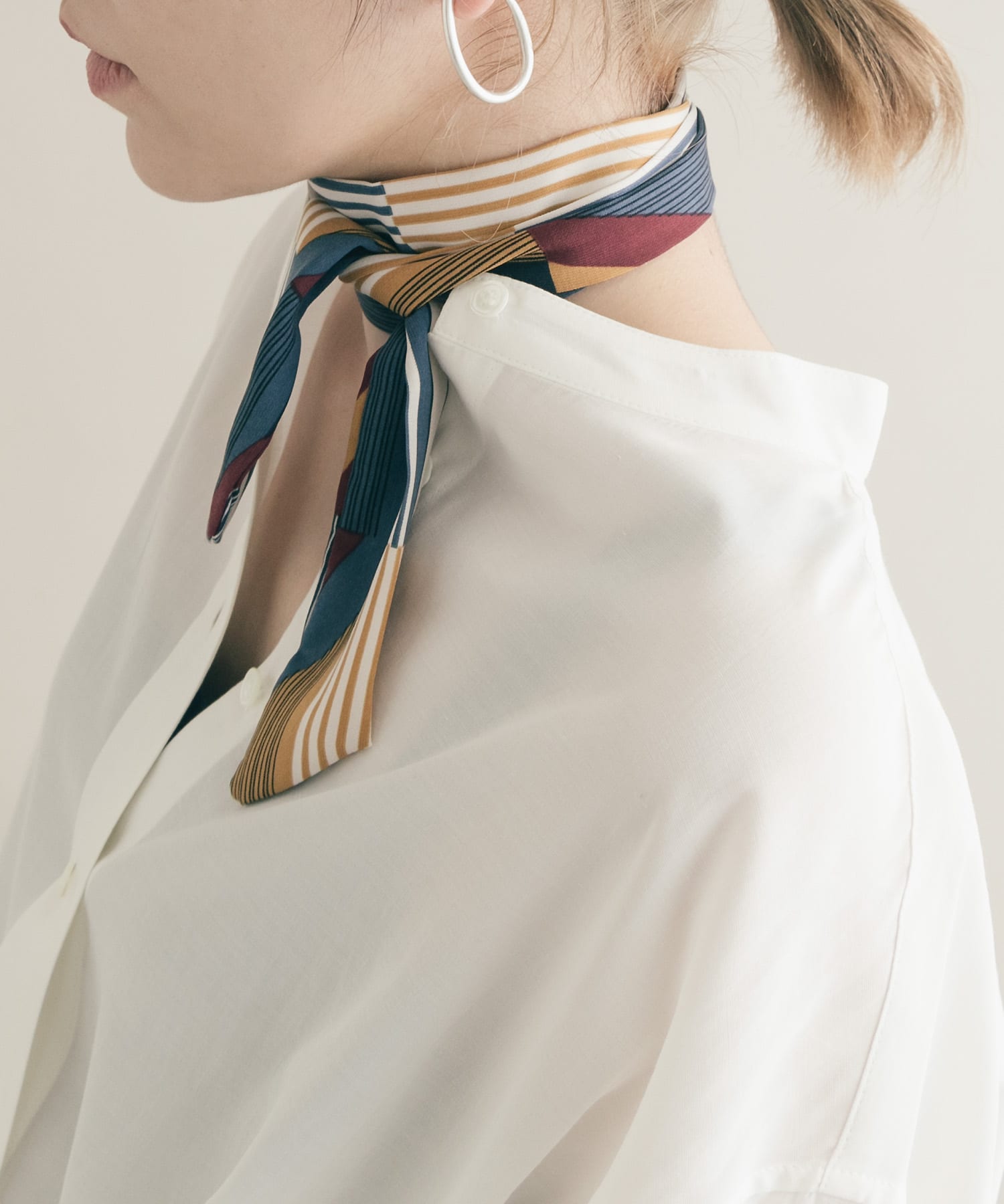 ロングスカーフ∴ BLU -