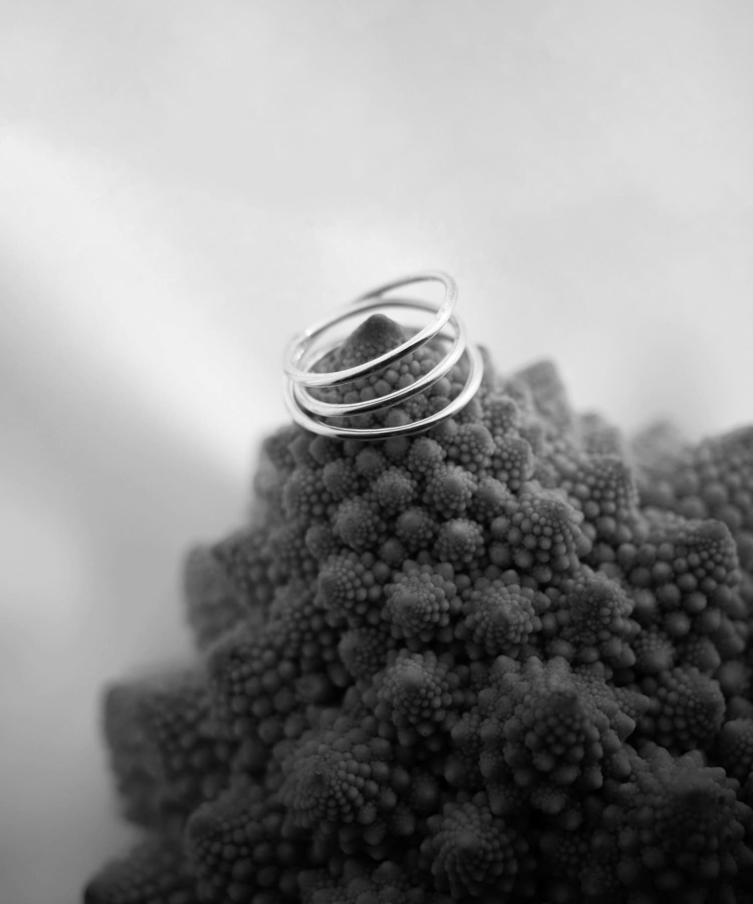 SMELLY so’　narrow line ring SLV 13