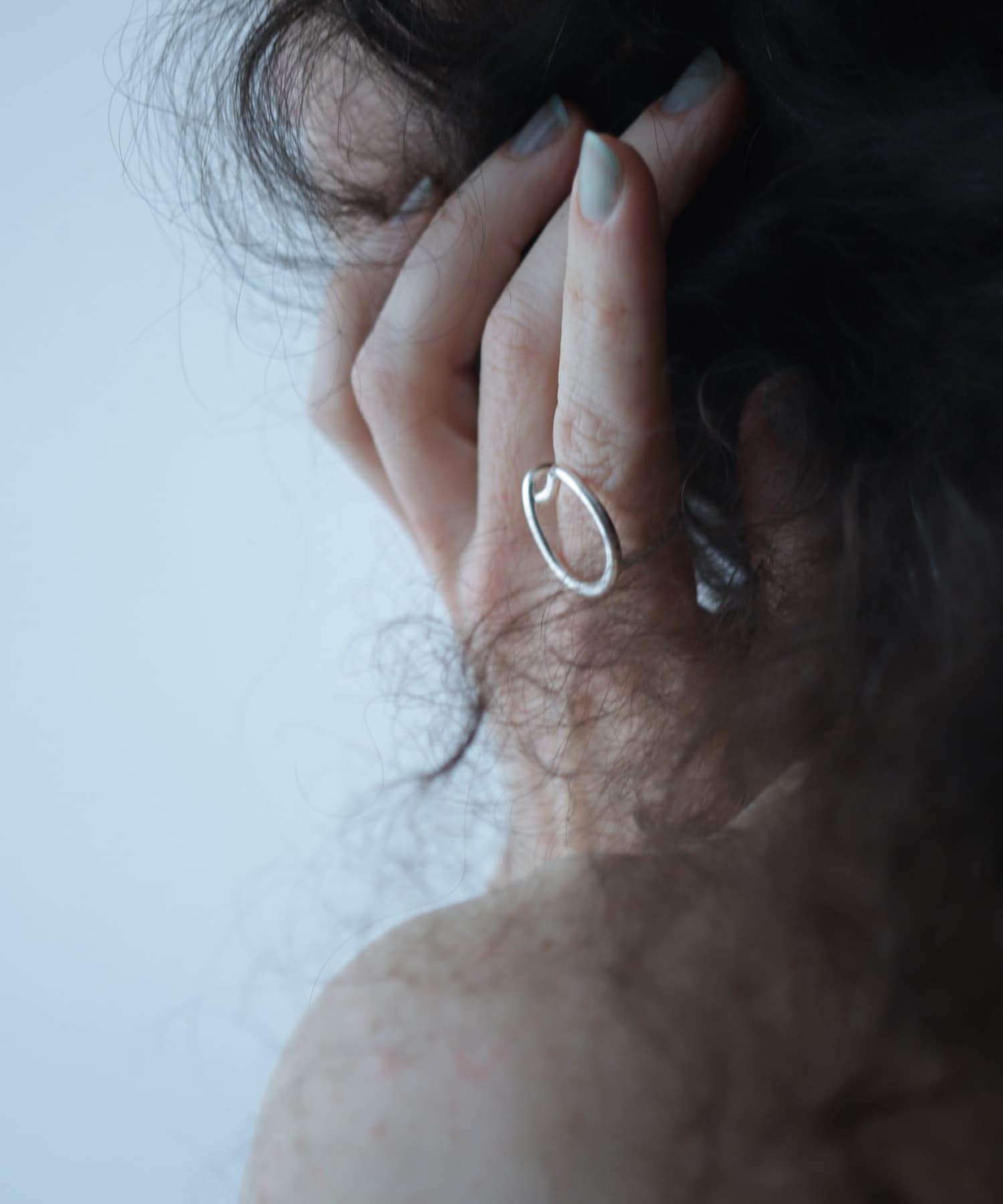 SMELLY so’　loosely circle ring SLV 11