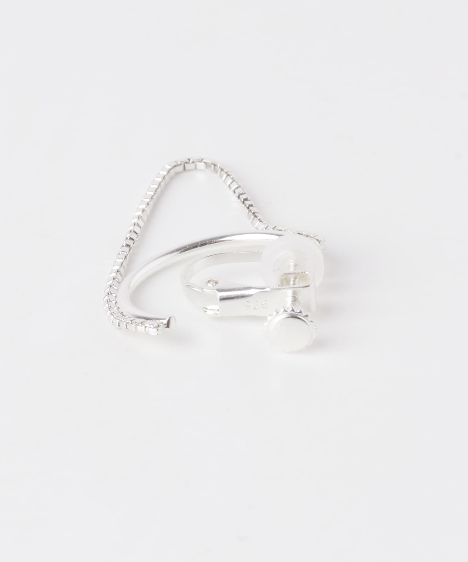 SMELLY so’　combination chain earring SLV -
