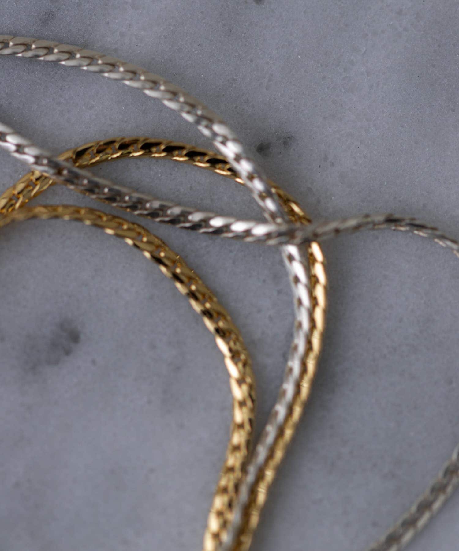 SMELLY so’　double chain bracelet SLV -