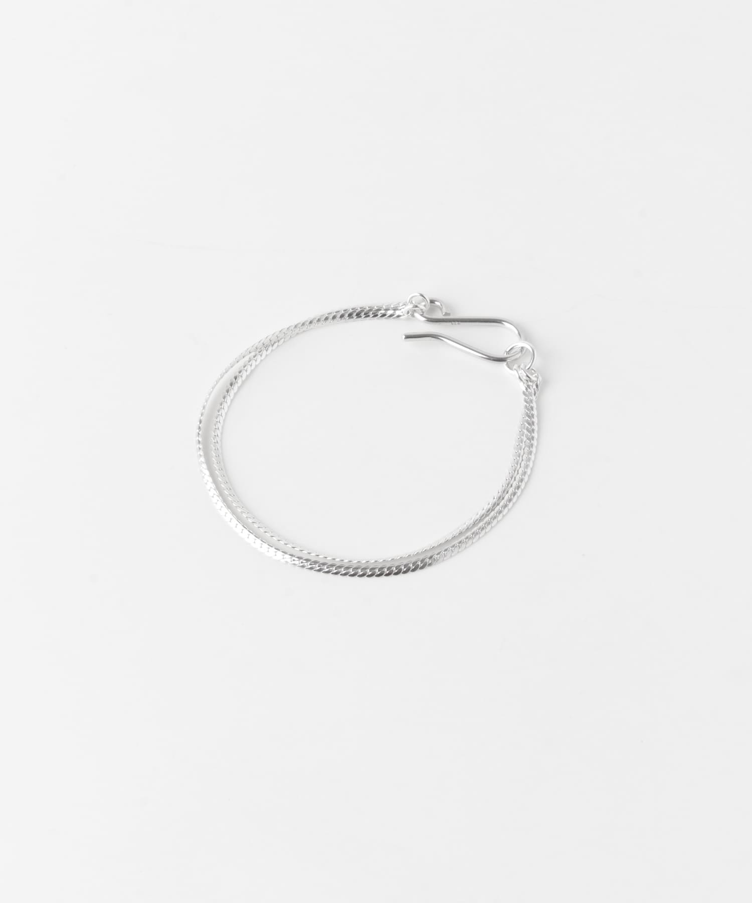 SMELLY so’　double chain bracelet SLV -