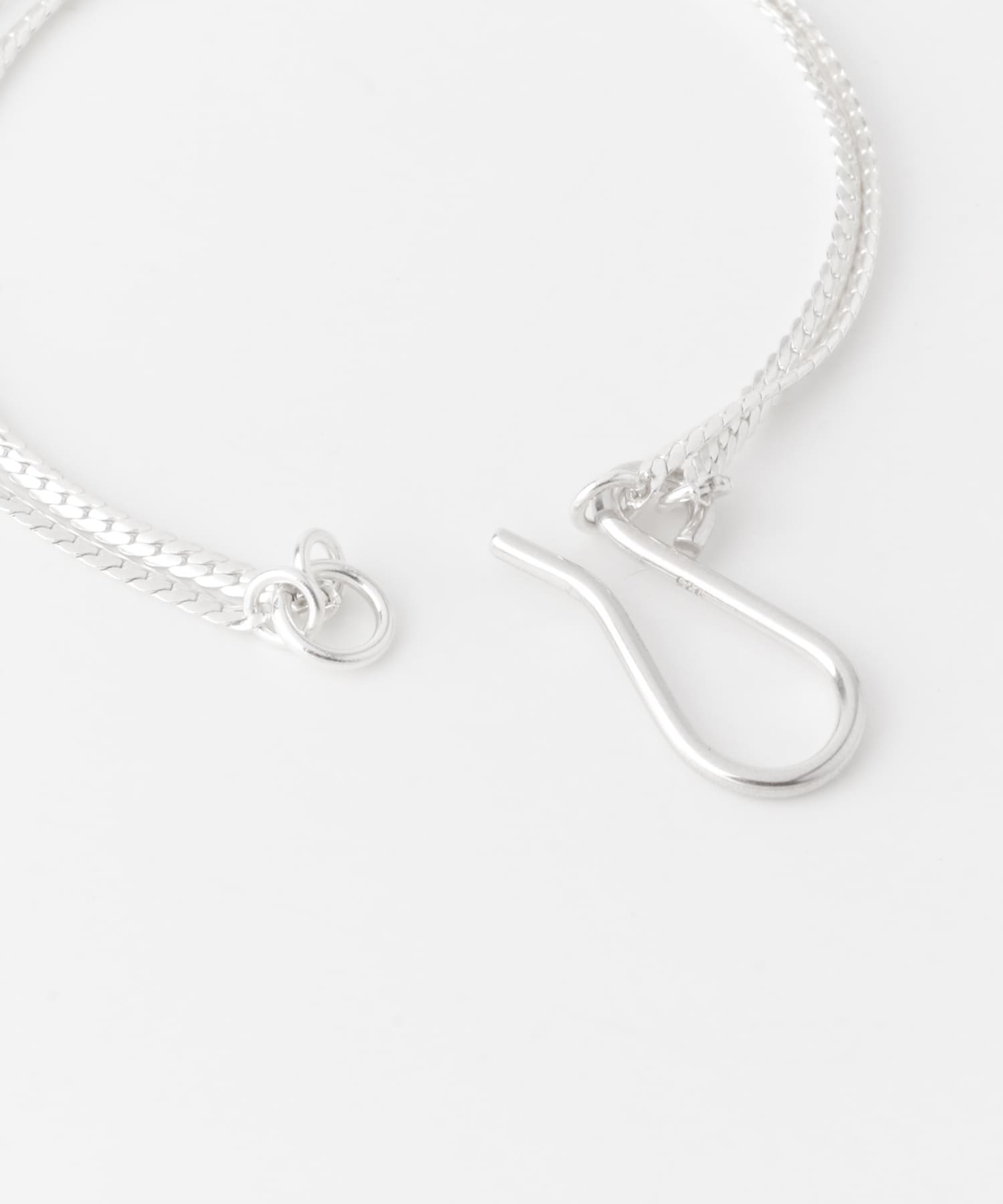 SMELLY so’　double chain bracelet SLV -