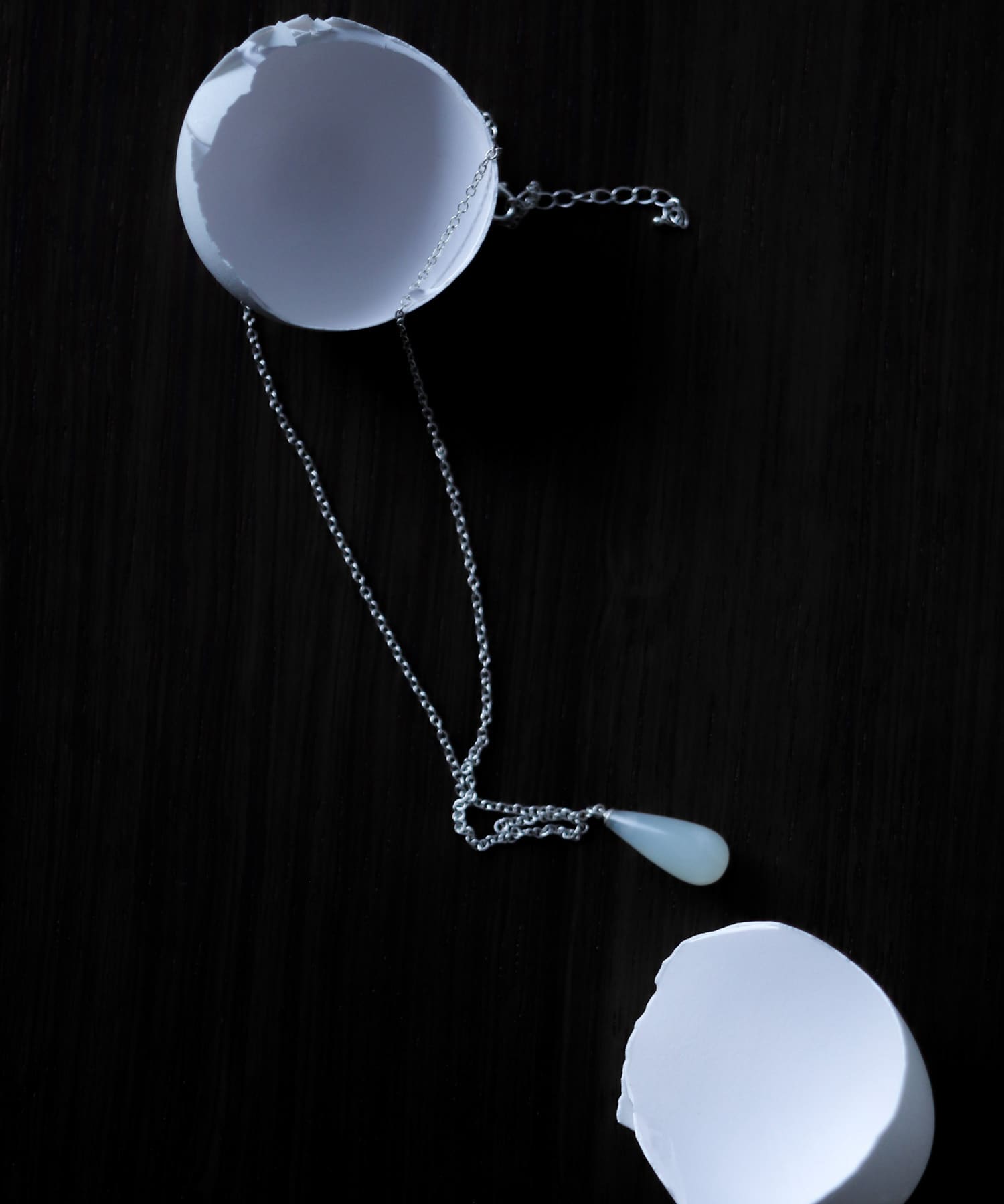 SMELLY so’　newjade  swing necklace SL/GR -