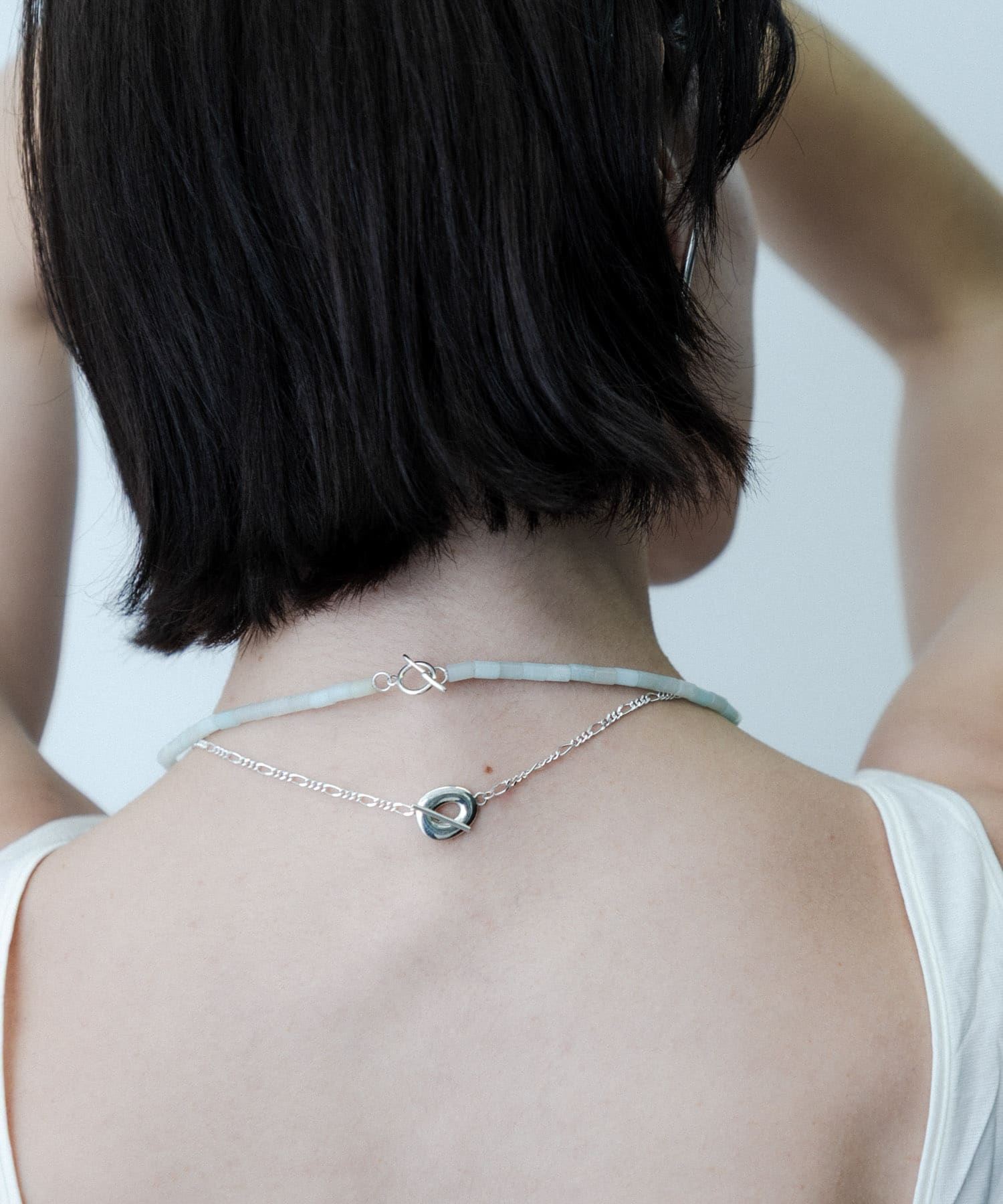 SMELLY so’　amazonite mantel necklace GRN -