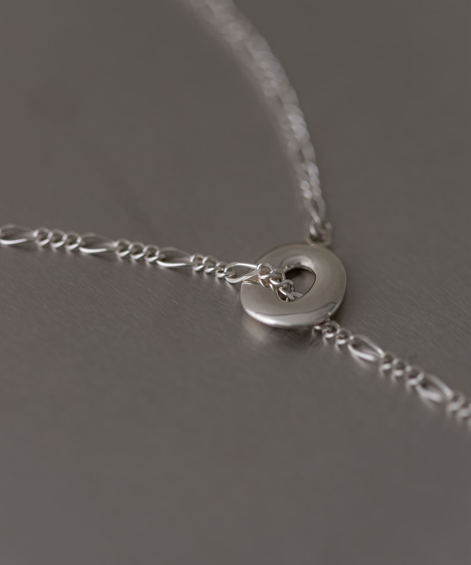 SMELLY so’　flat mantel necklace SLV -