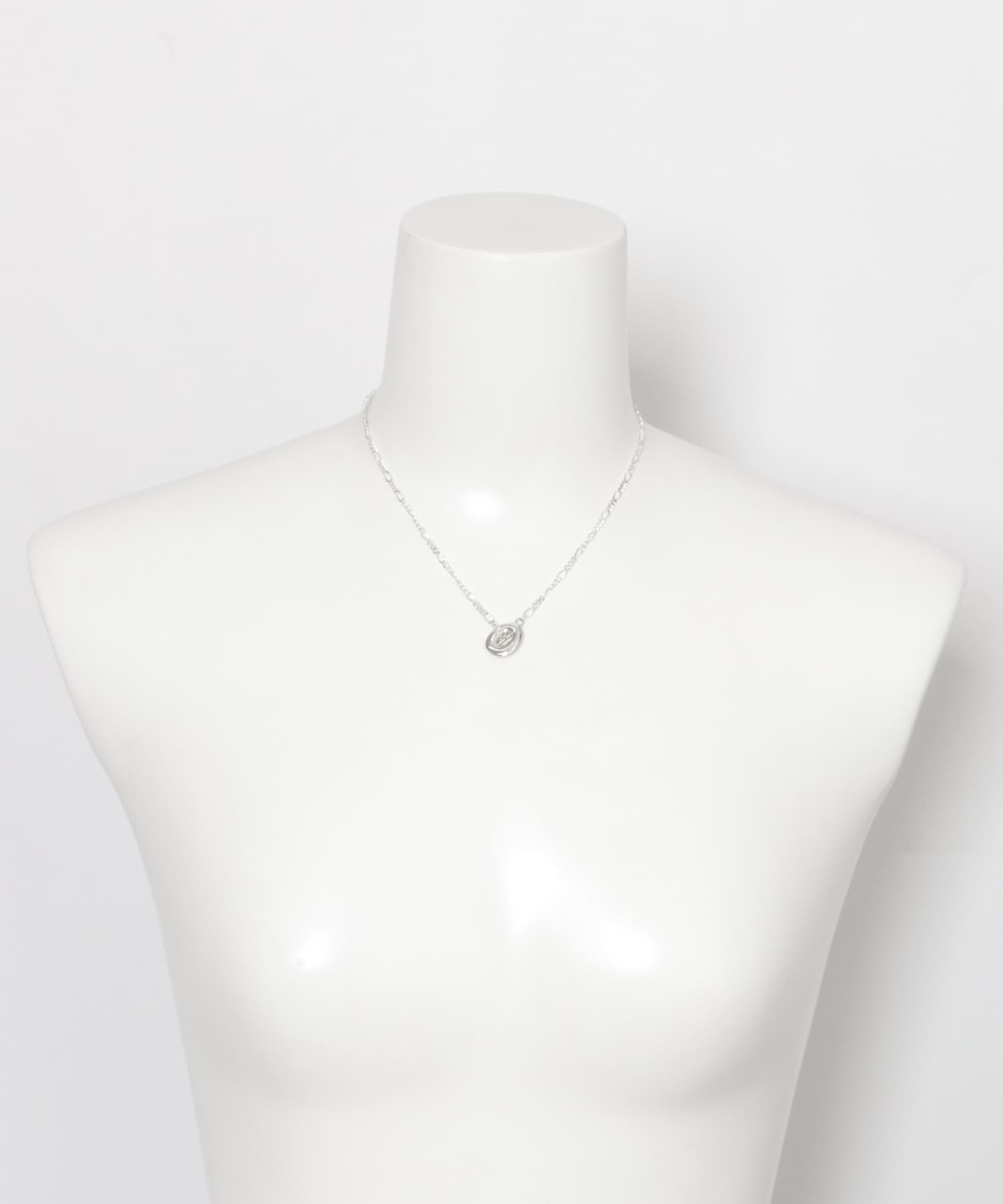 SMELLY so’　flat mantel necklace SLV -