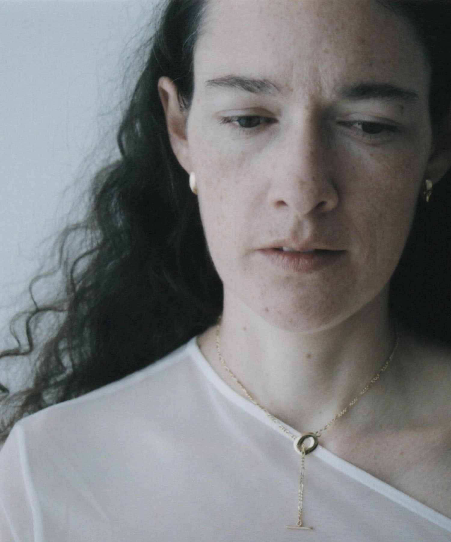 SMELLY so’　flat mantel necklace GLD -