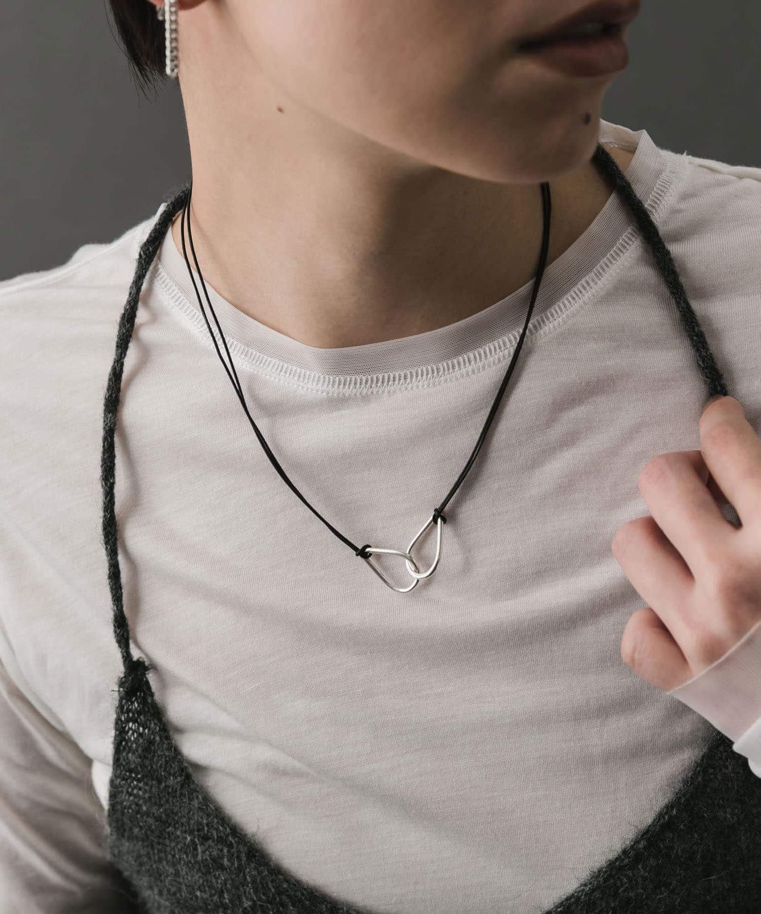 SMELLY so' twin drop cord necklace(- SLV): アクセサリー｜URBAN