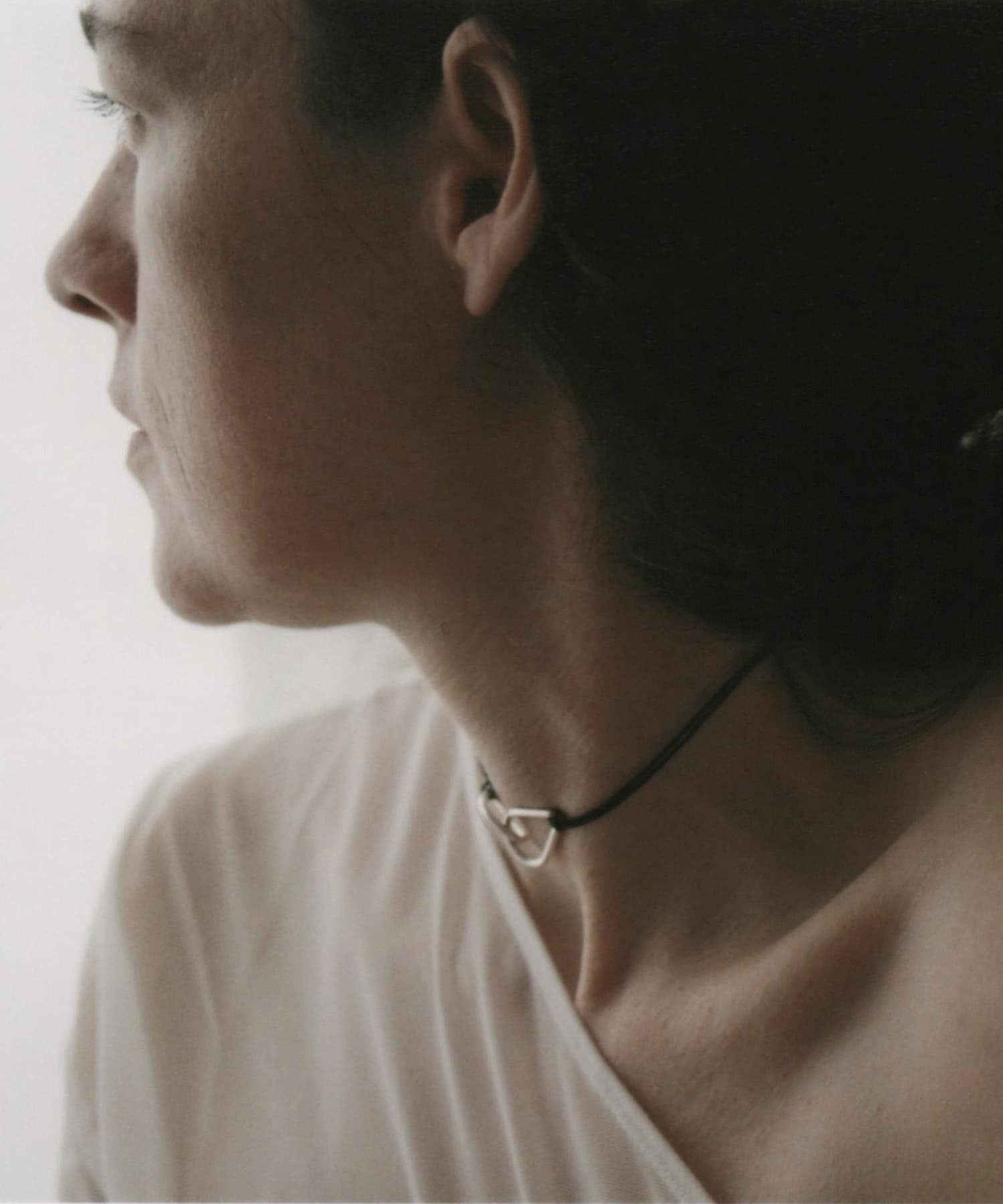 SMELLY so’　twin drop cord necklace SLV -
