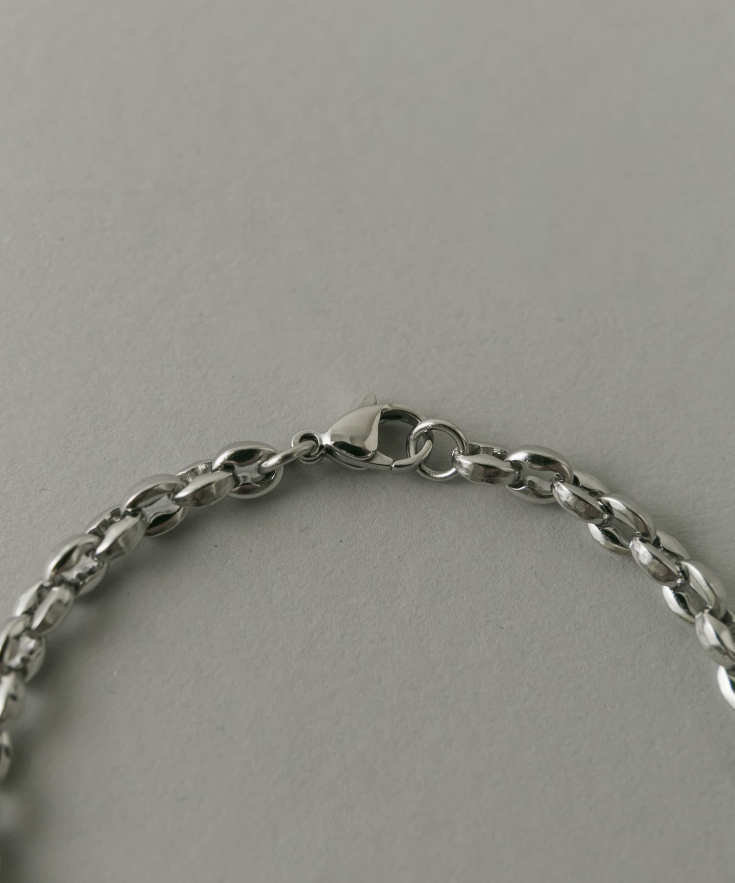 ステンレスデザインチェーンブレスレット SLV -