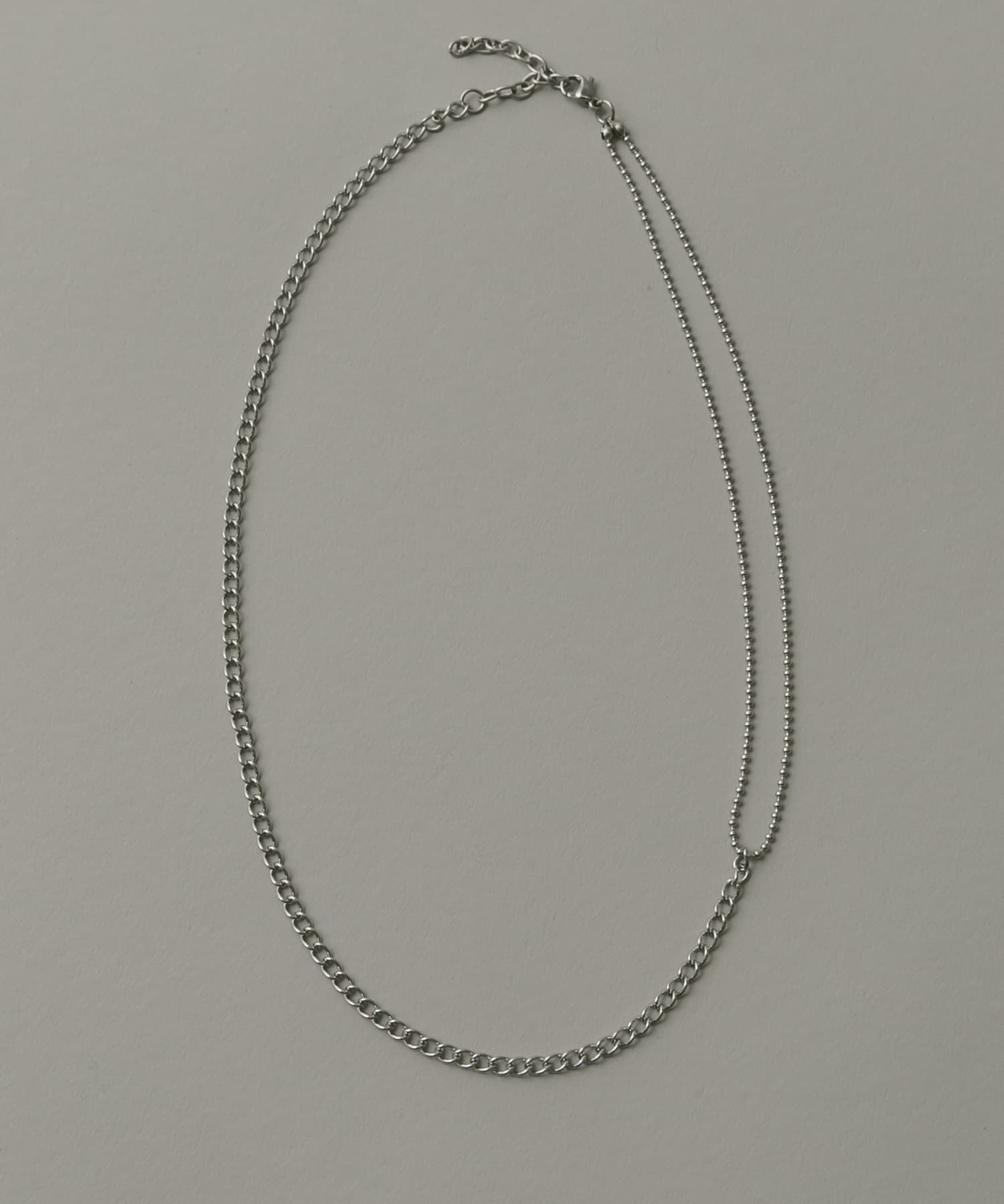 ステンレスキリカエチェーンネックレス