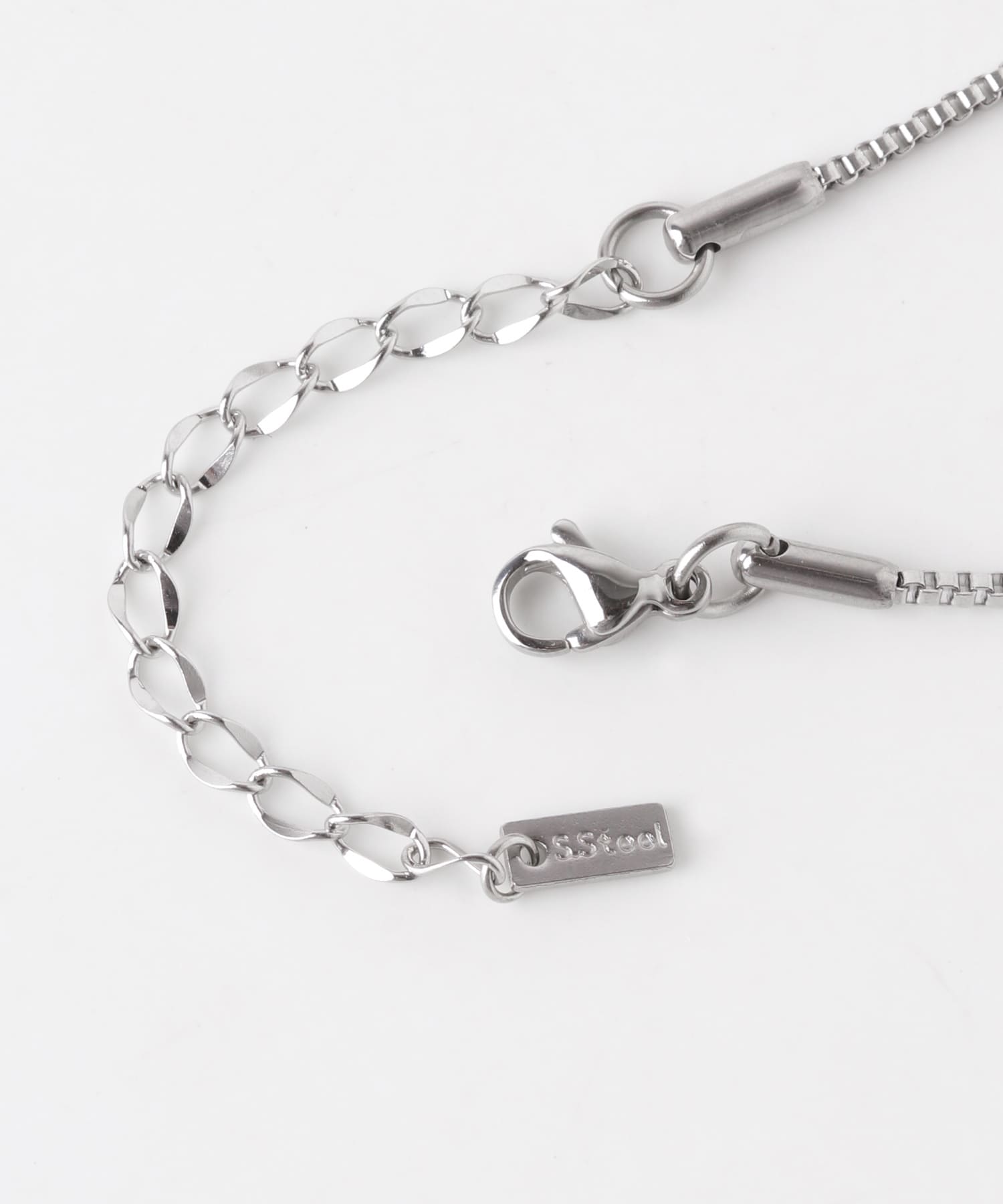 ステンレスオーバルトップネックレス SLV -