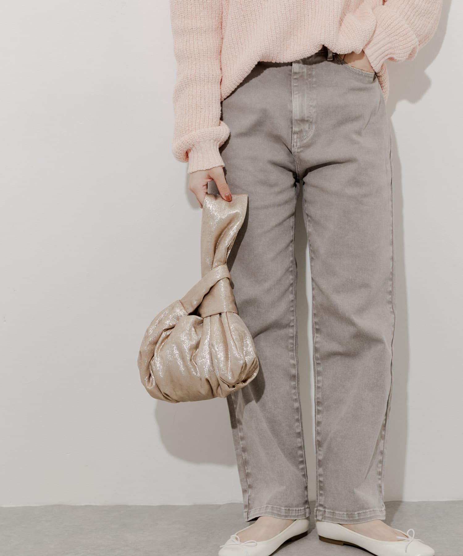 メタリックサークルバッグ GLD -