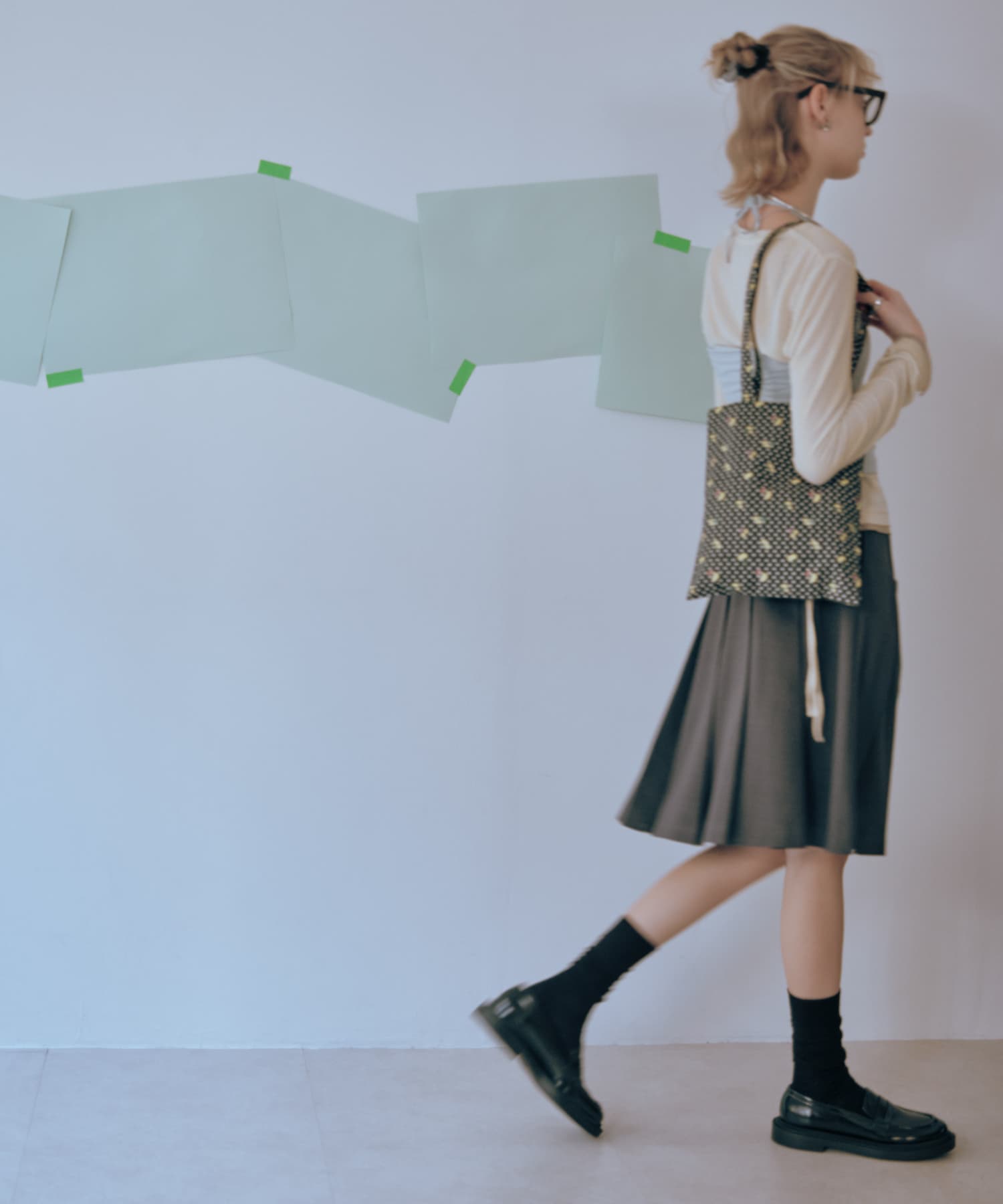 プリントトートバッグS CHERRY S