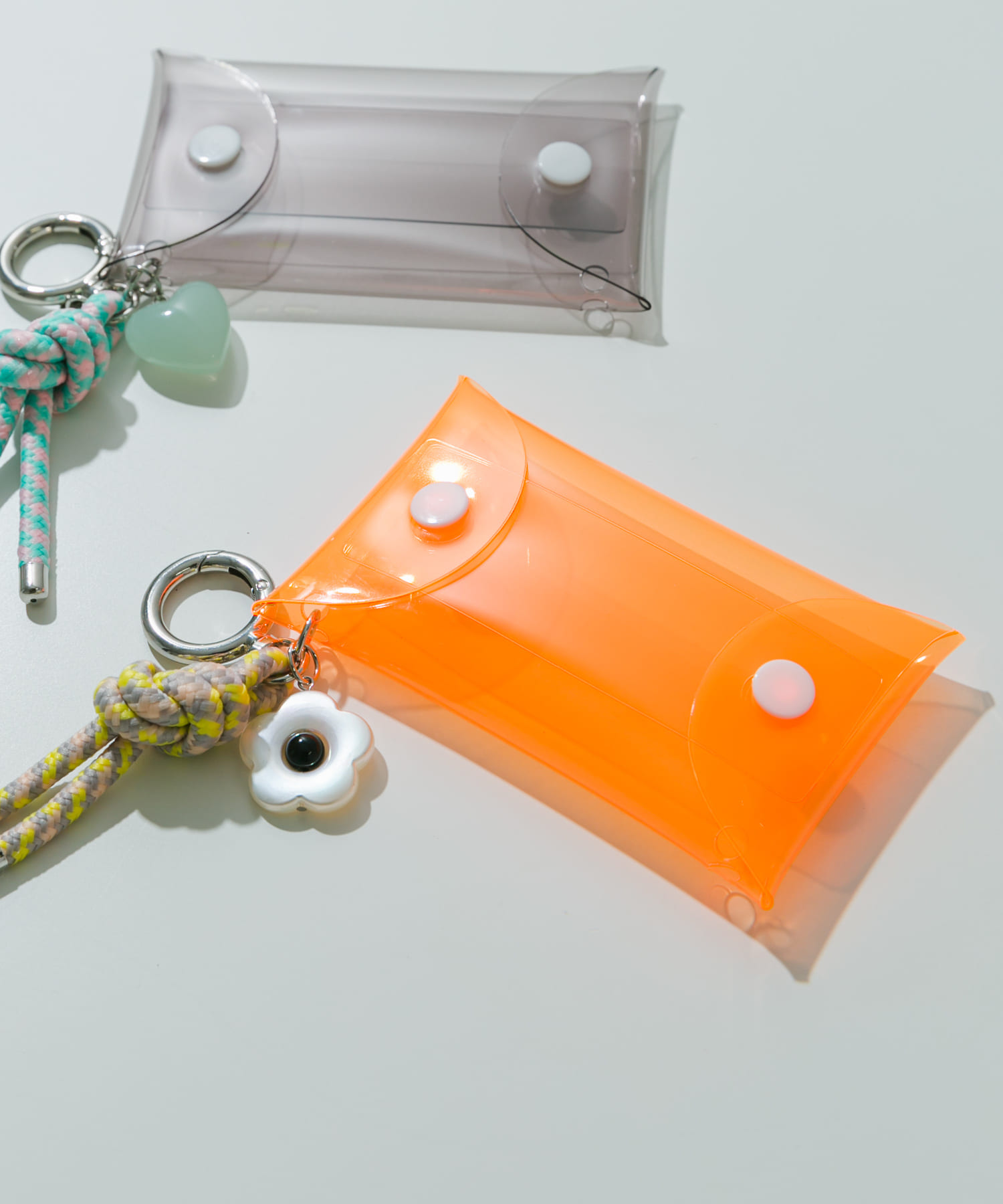 チャームセットクリアポーチ ORG -