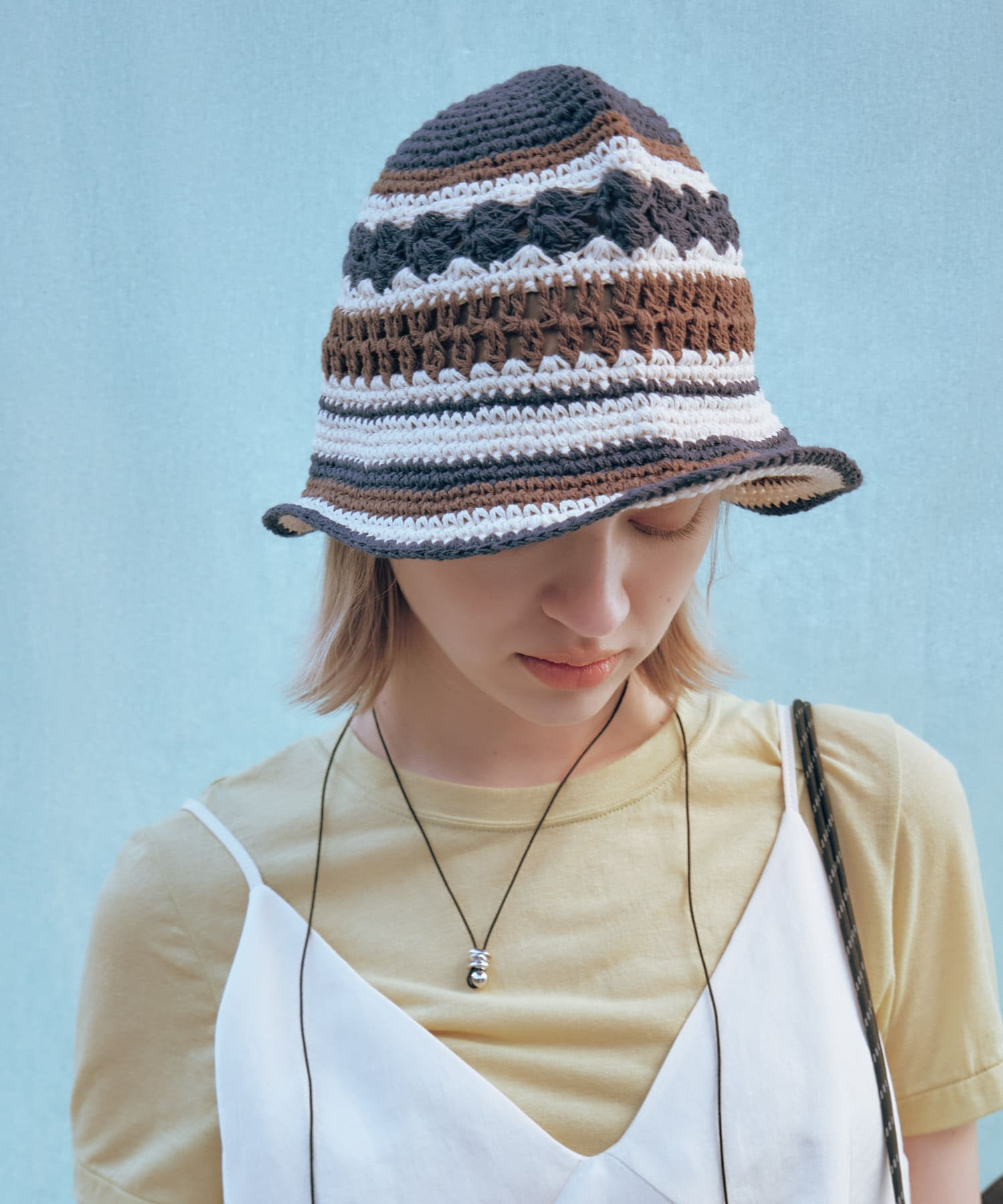 ボーダークロシェハット