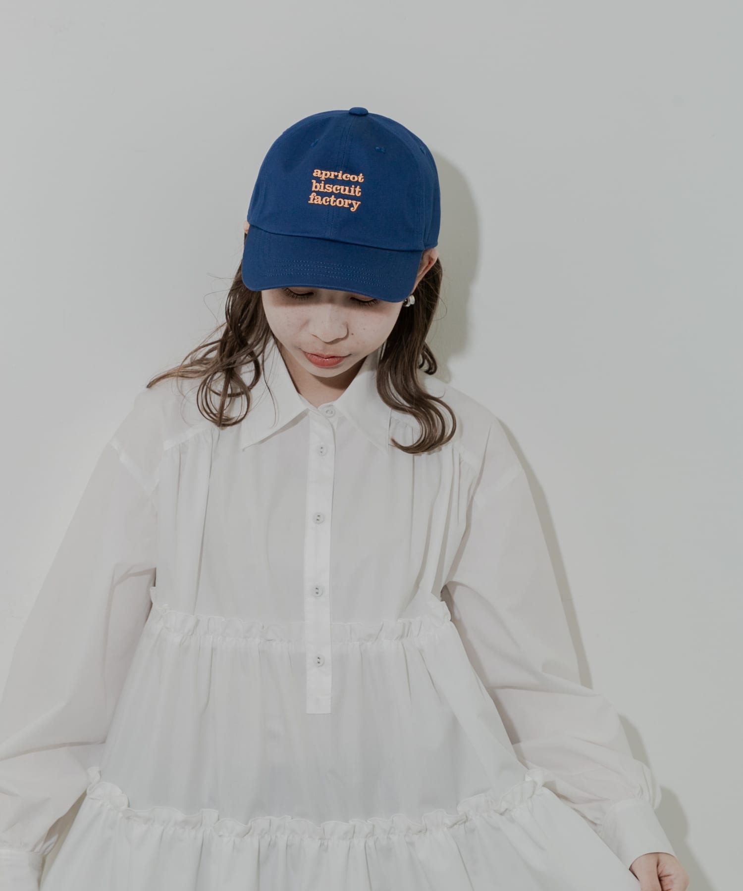 カラーロゴキャップ NVY -