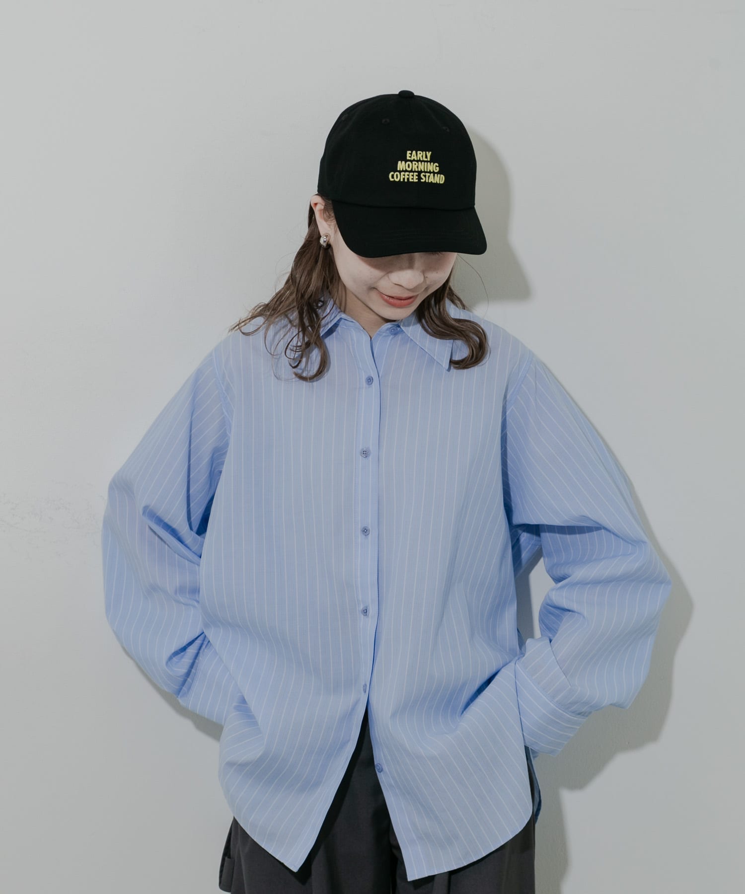 カラーロゴキャップ BLK -