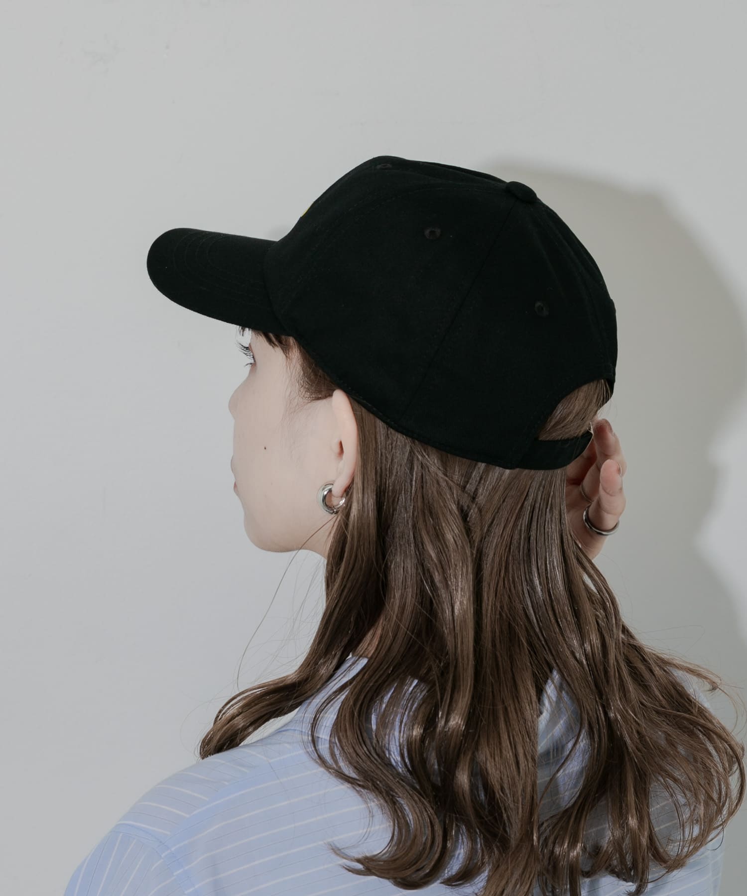 カラーロゴキャップ BLK -