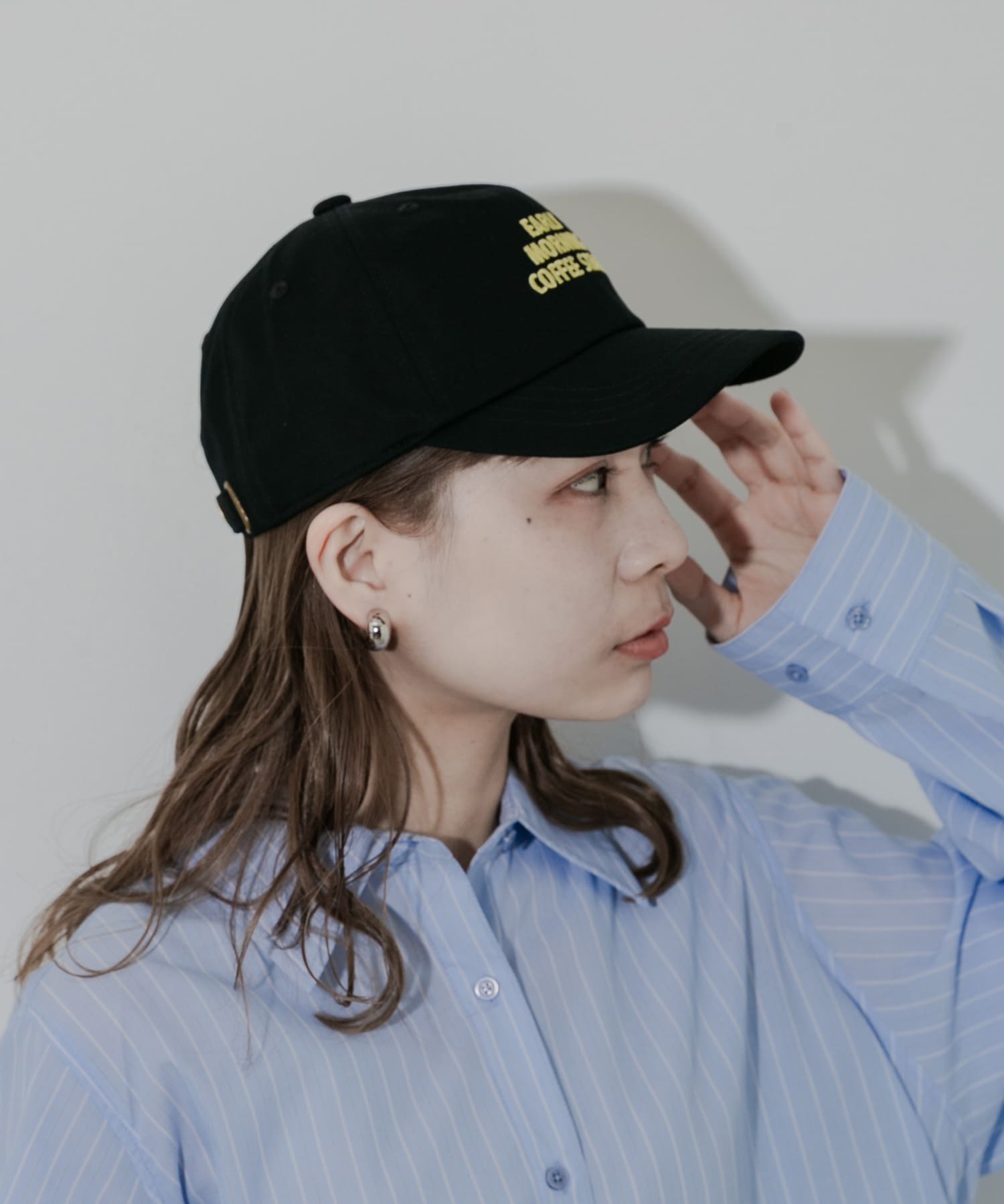 カラーロゴキャップ BLK -