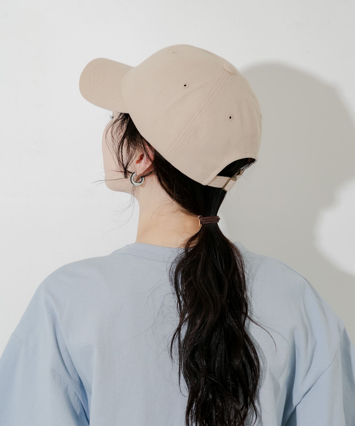 シンプルリネンキャップ BEG -