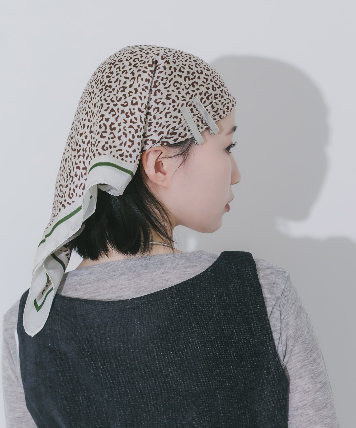 アソートパターンスカーフ BEG -