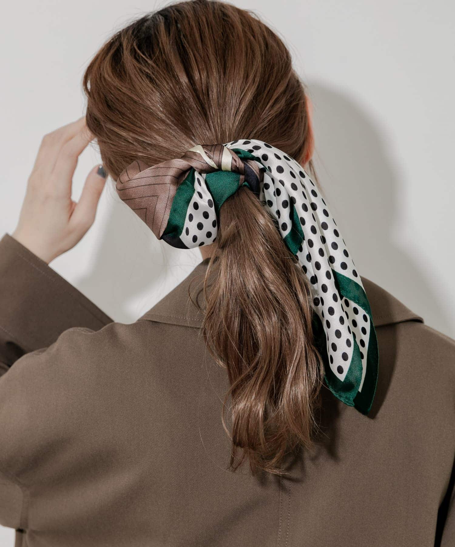 アソートパターンスカーフ GRN -