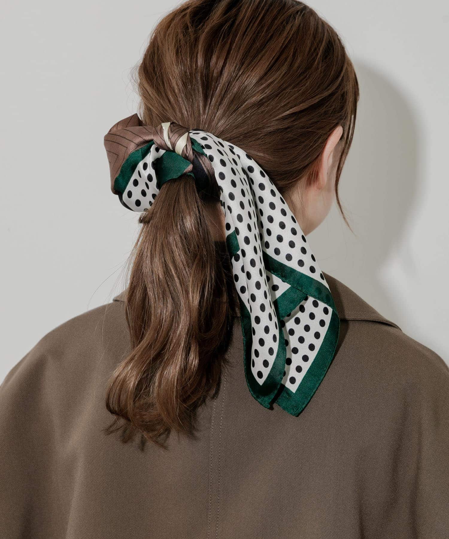 アソートパターンスカーフ GRN -