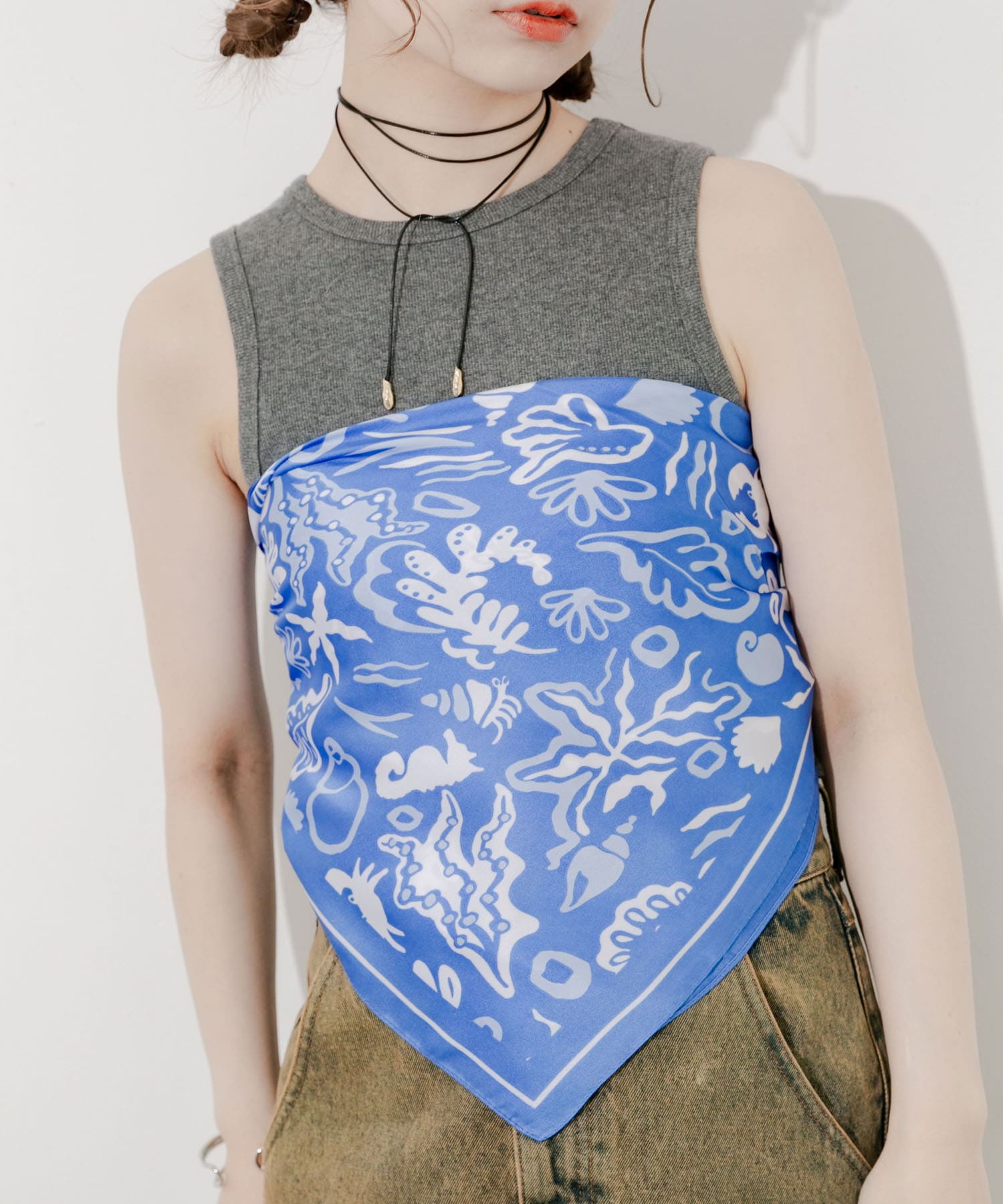 アソートパターンスカーフ SAX -