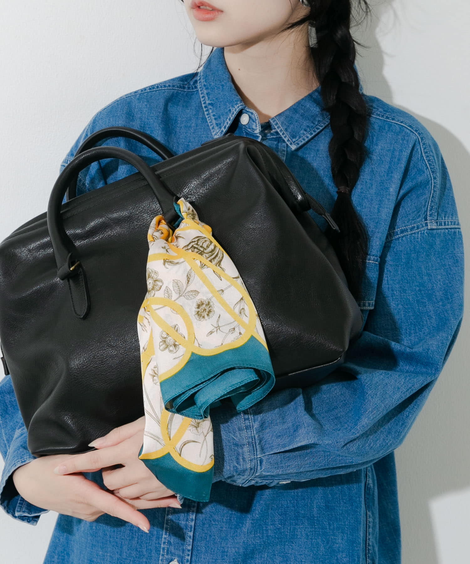 アソートパターンスカーフ YEL -