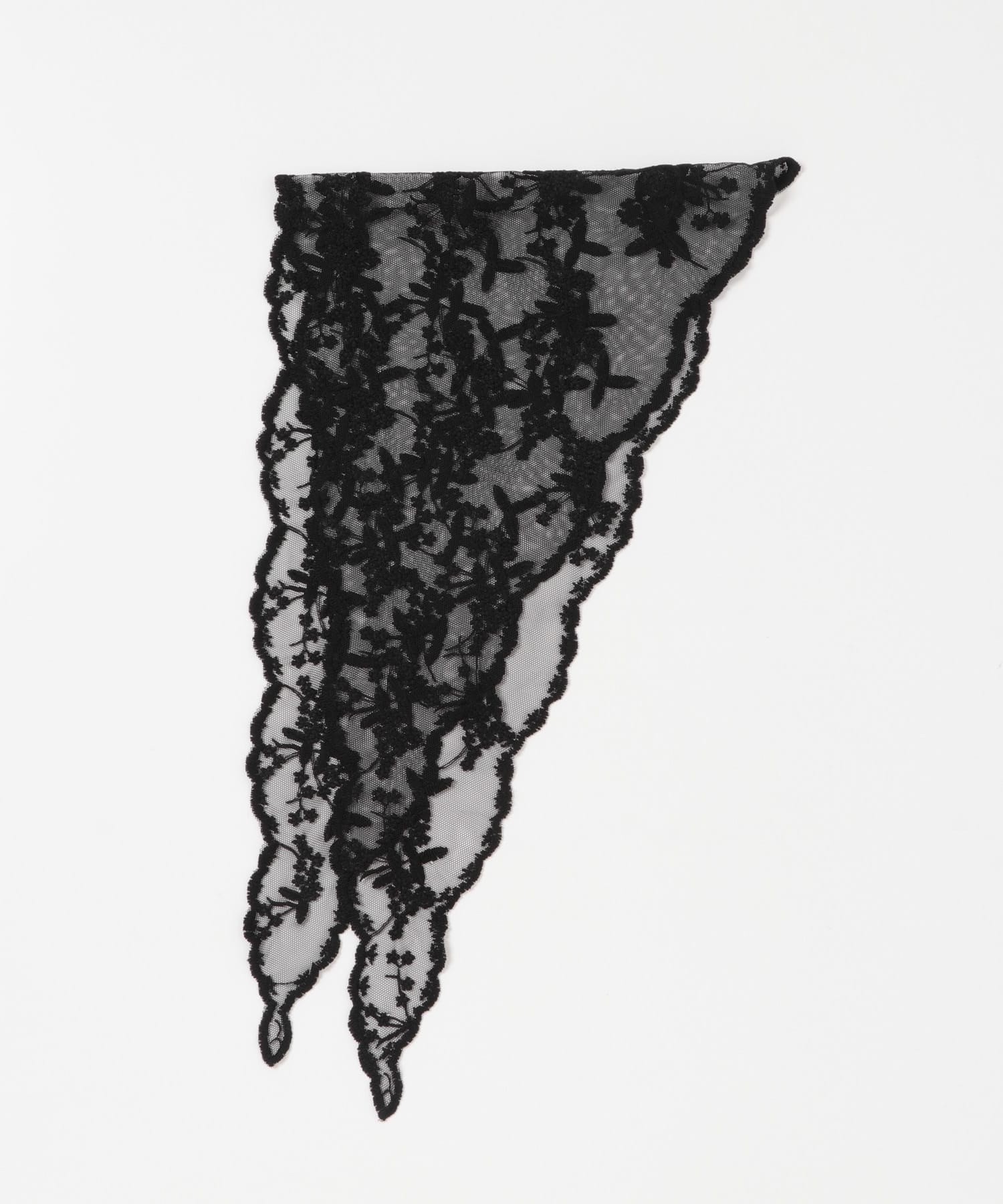 レーススカーフ BLK -