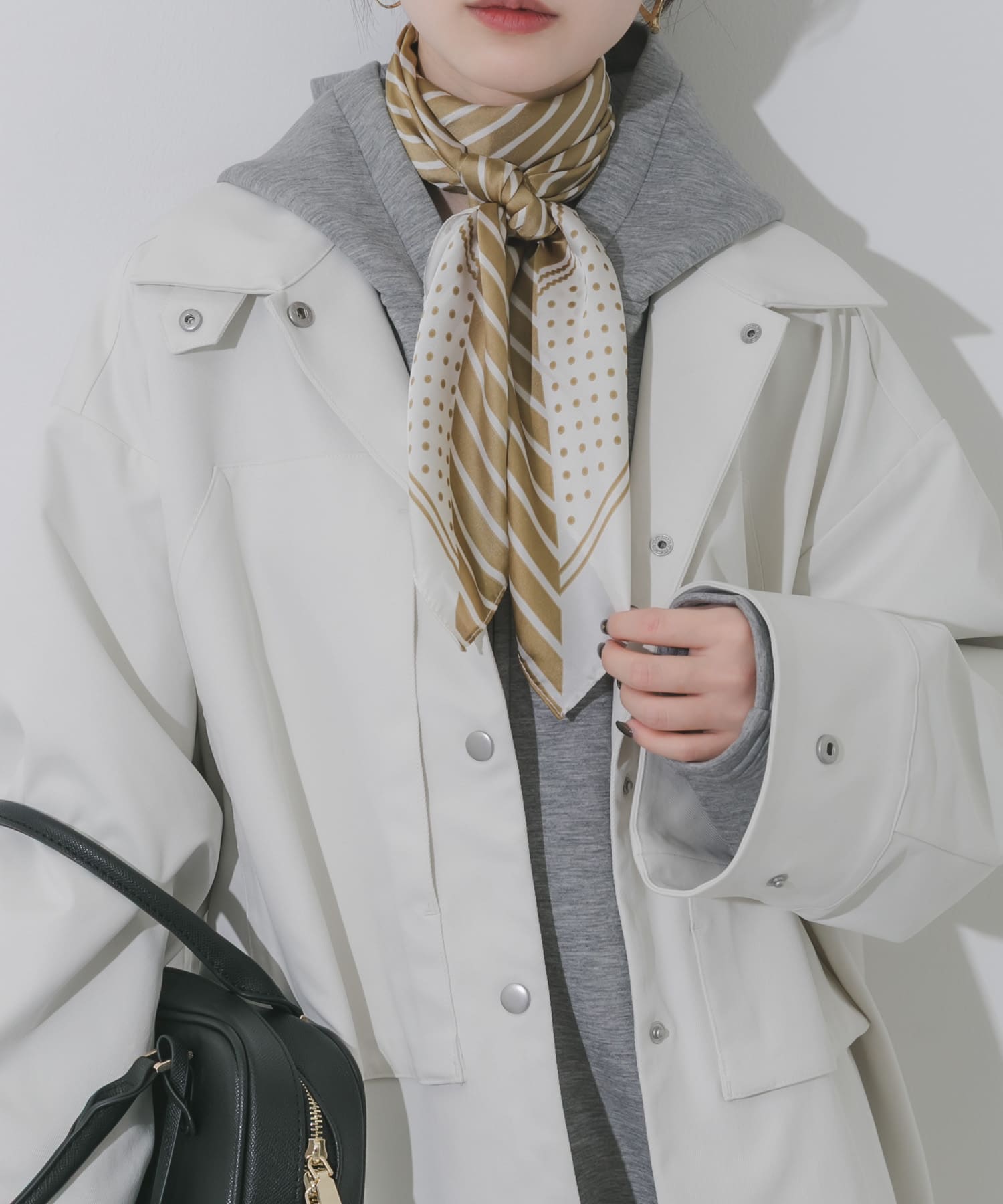 アソートビッグスカーフ BEG -