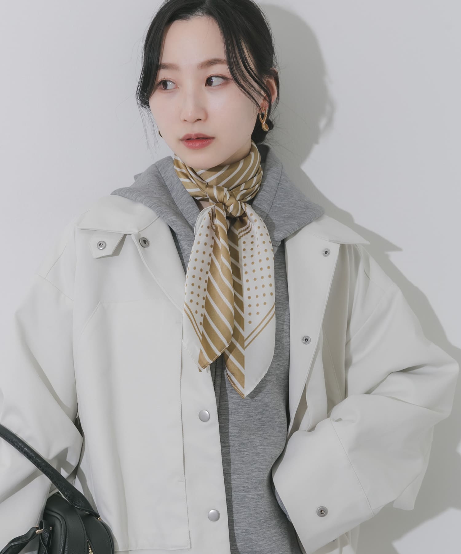 アソートビッグスカーフ BEG -