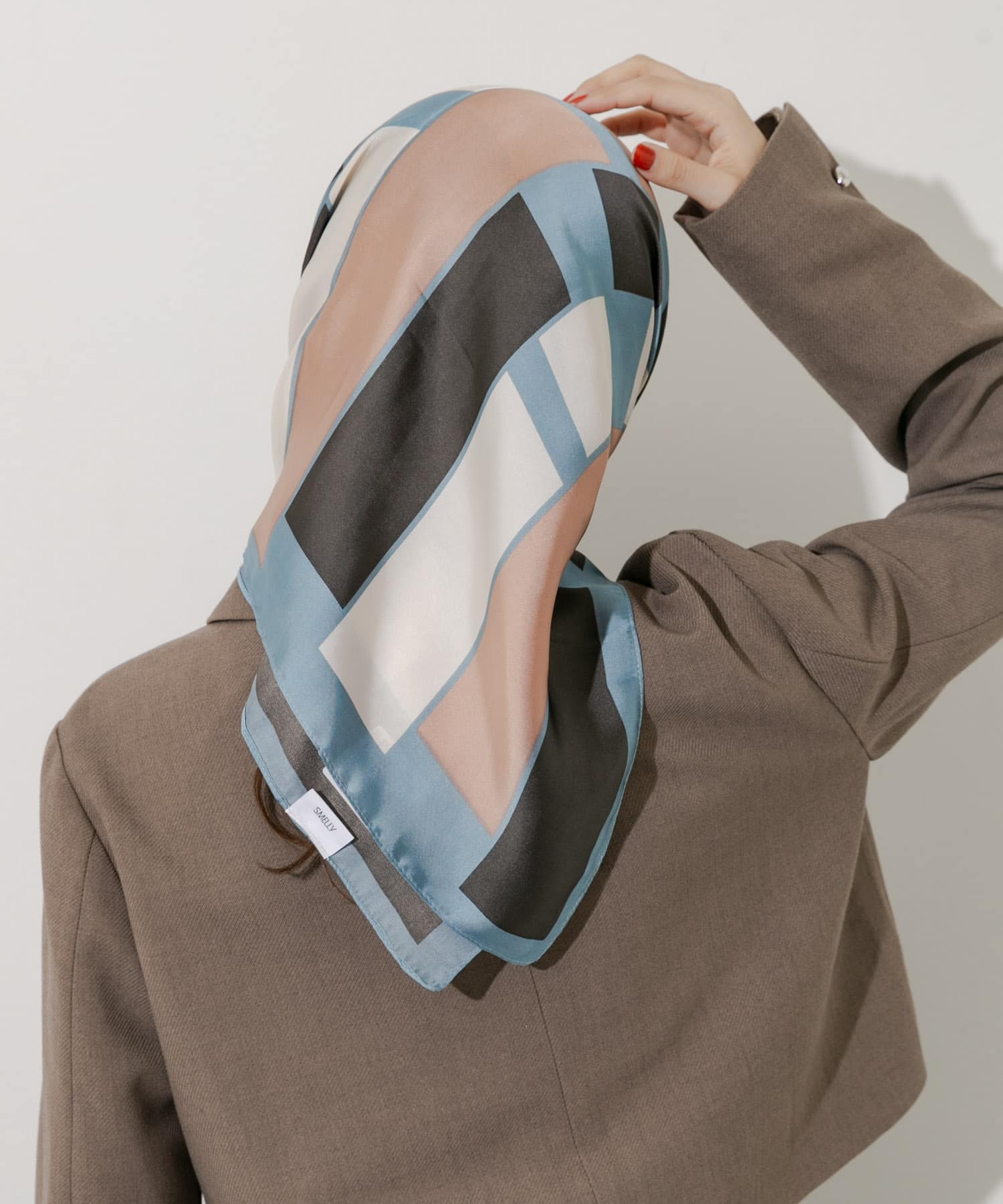 アソートビッグスカーフ BLU -