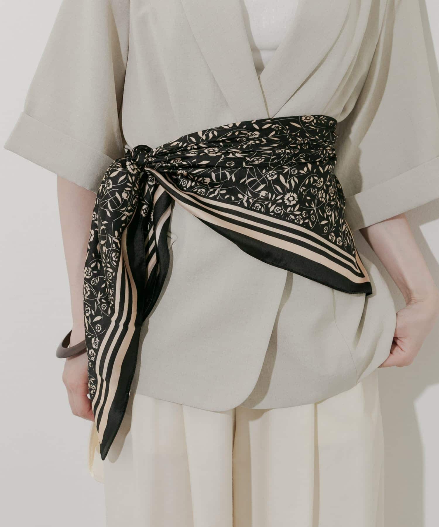 アソートビッグスカーフ BLK -