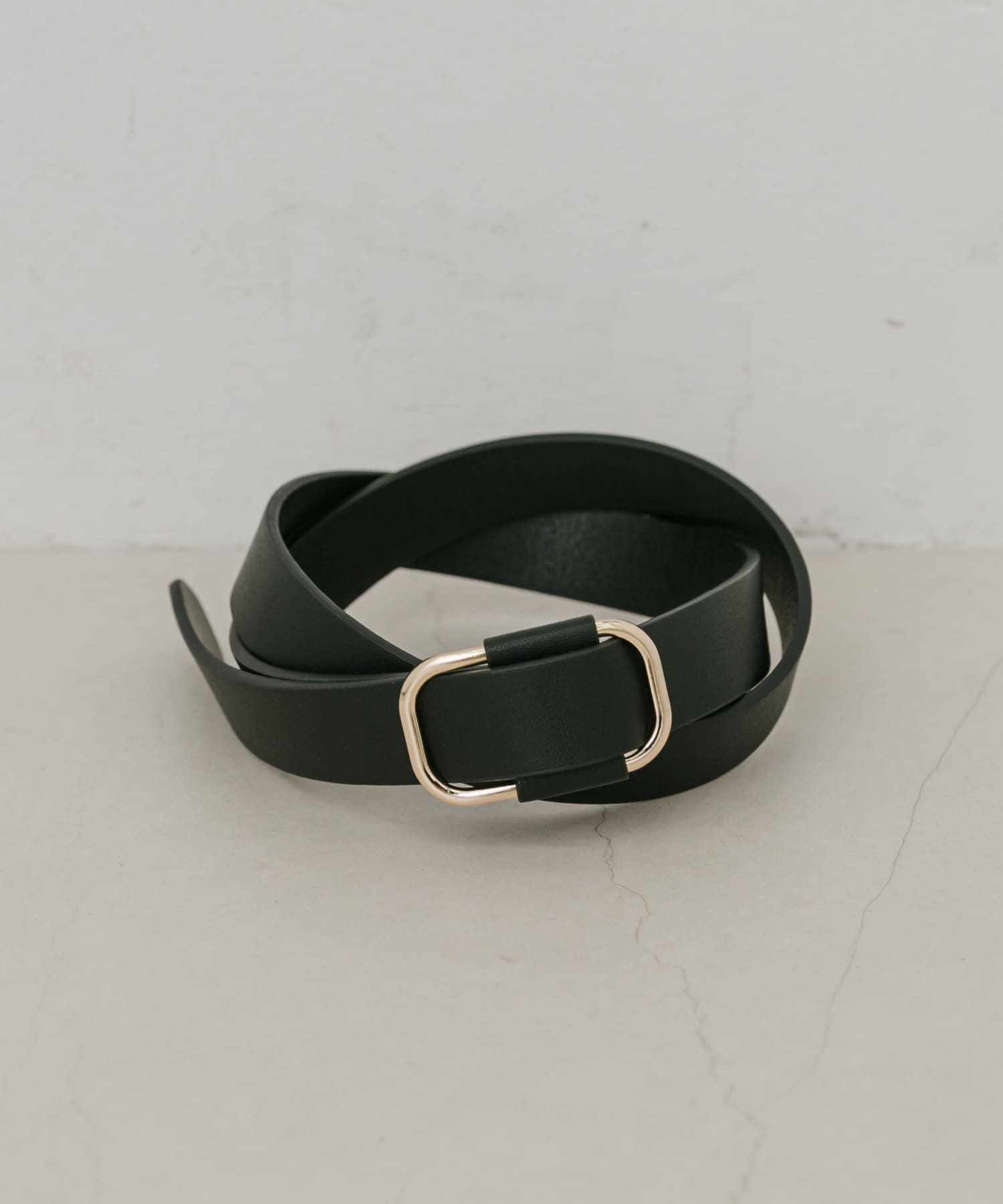 シンプルスクエアベルト BLK -