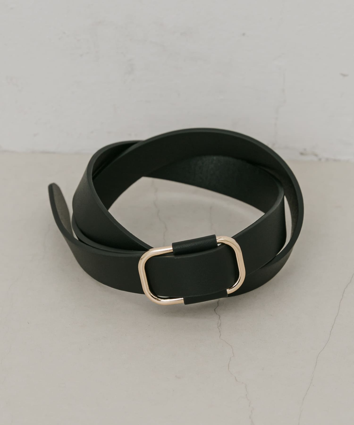 シンプルスクエアベルト BLK -