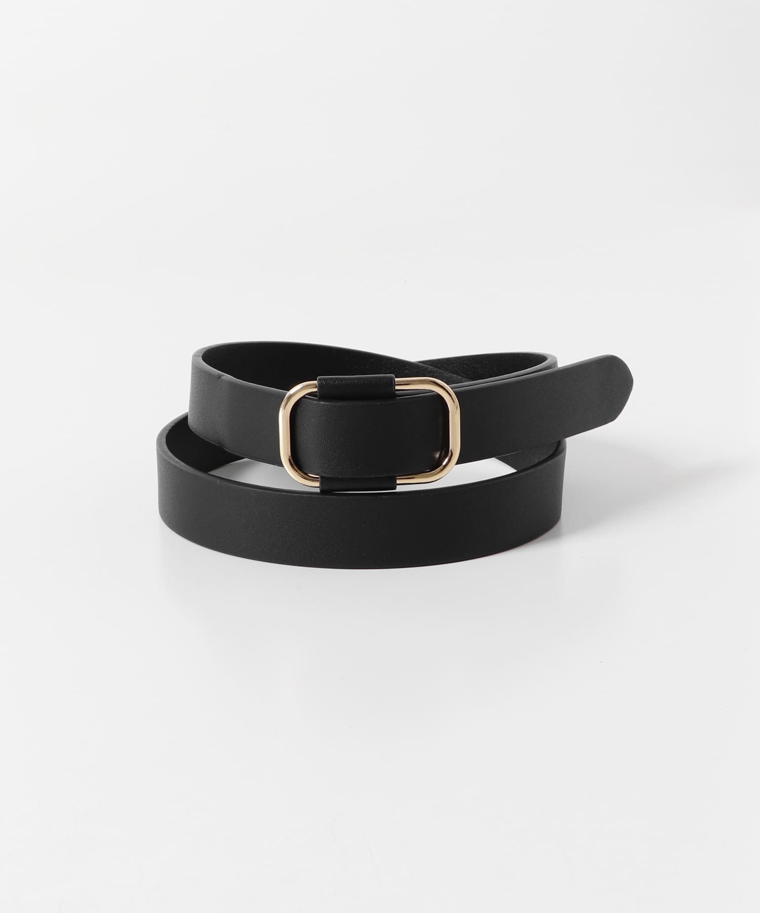 シンプルスクエアベルト BLK -
