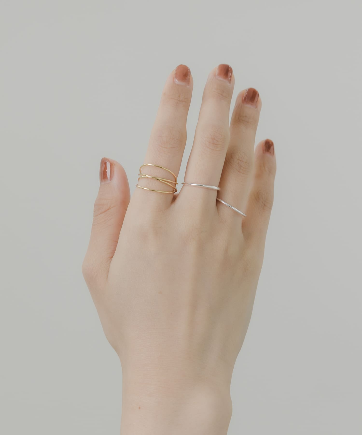 3セットリング SLV/GLD -