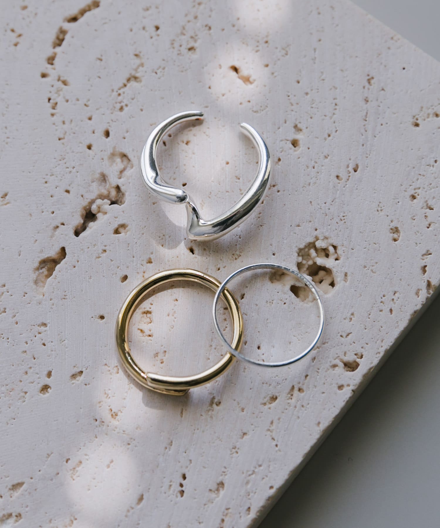 3セットリング SLV/GLD -