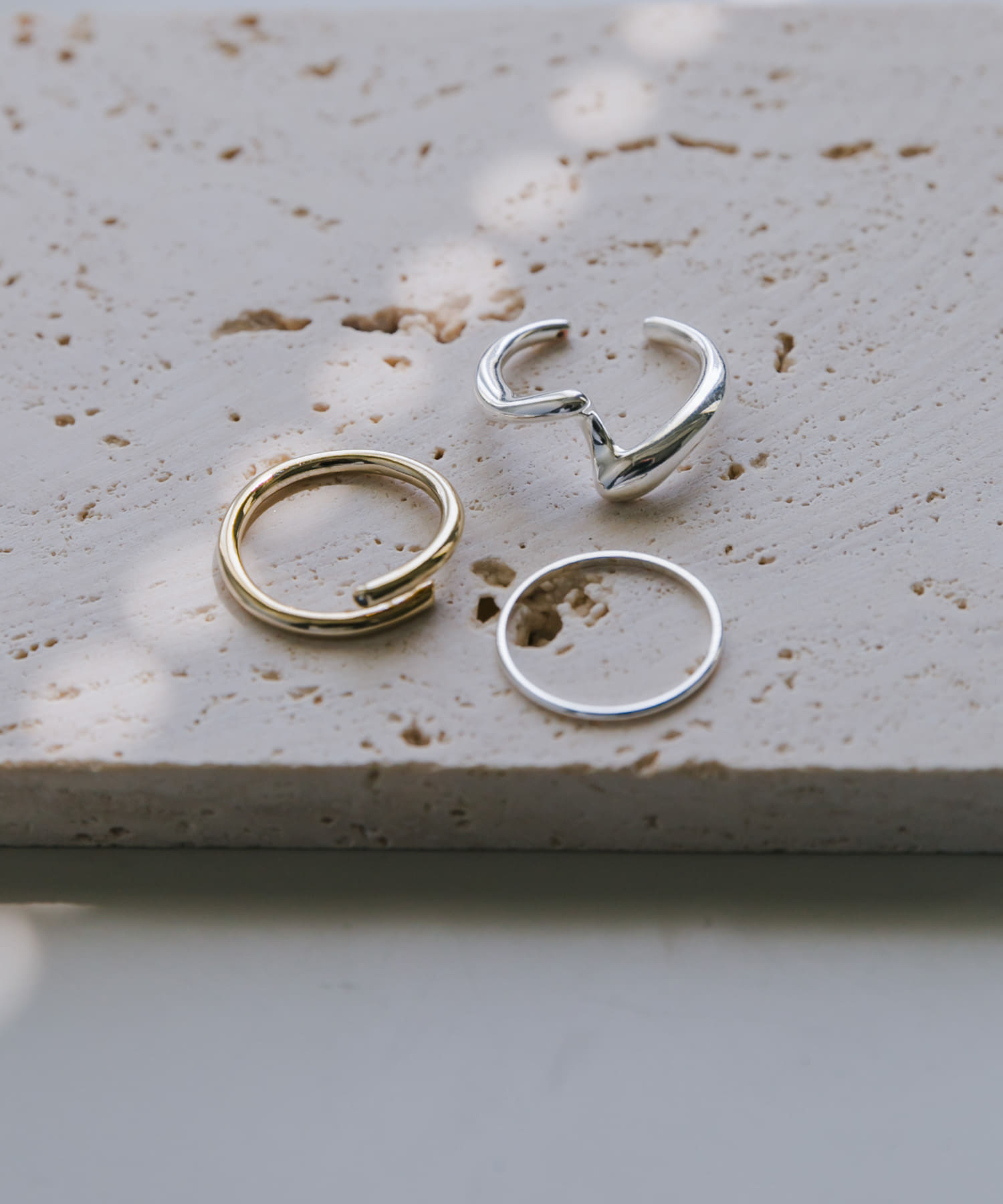 3セットリング SLV/GLD -
