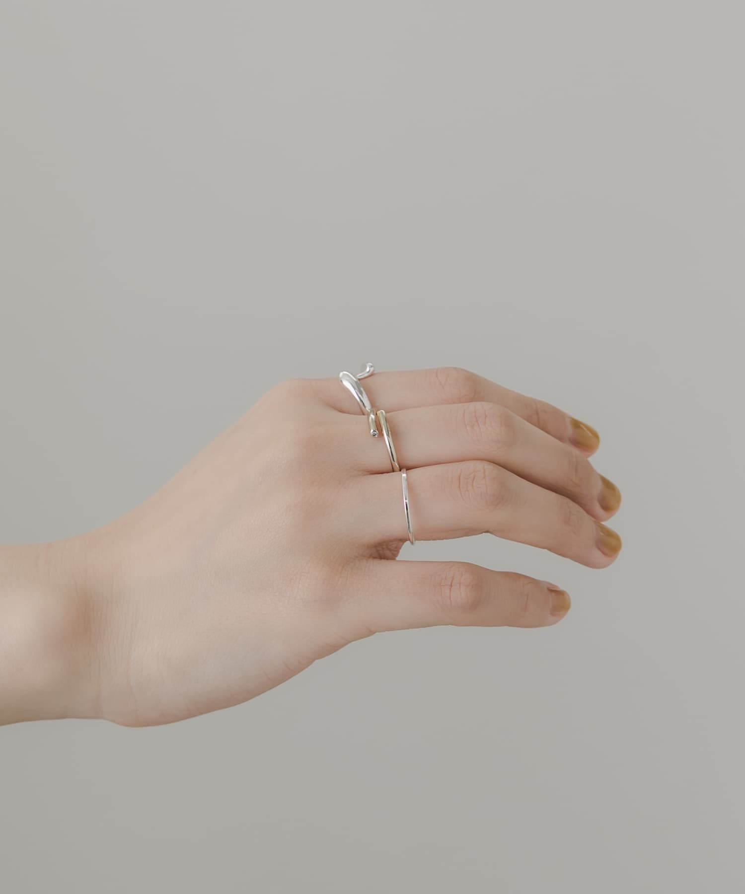 3セットリング SLV/GLD -
