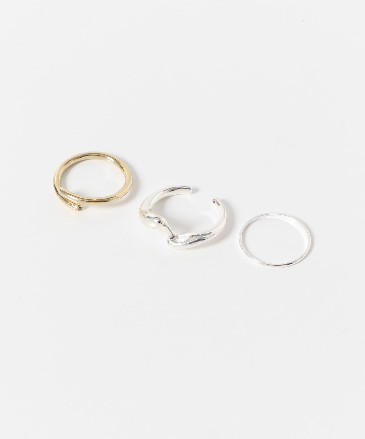 3セットリング SLV/GLD -