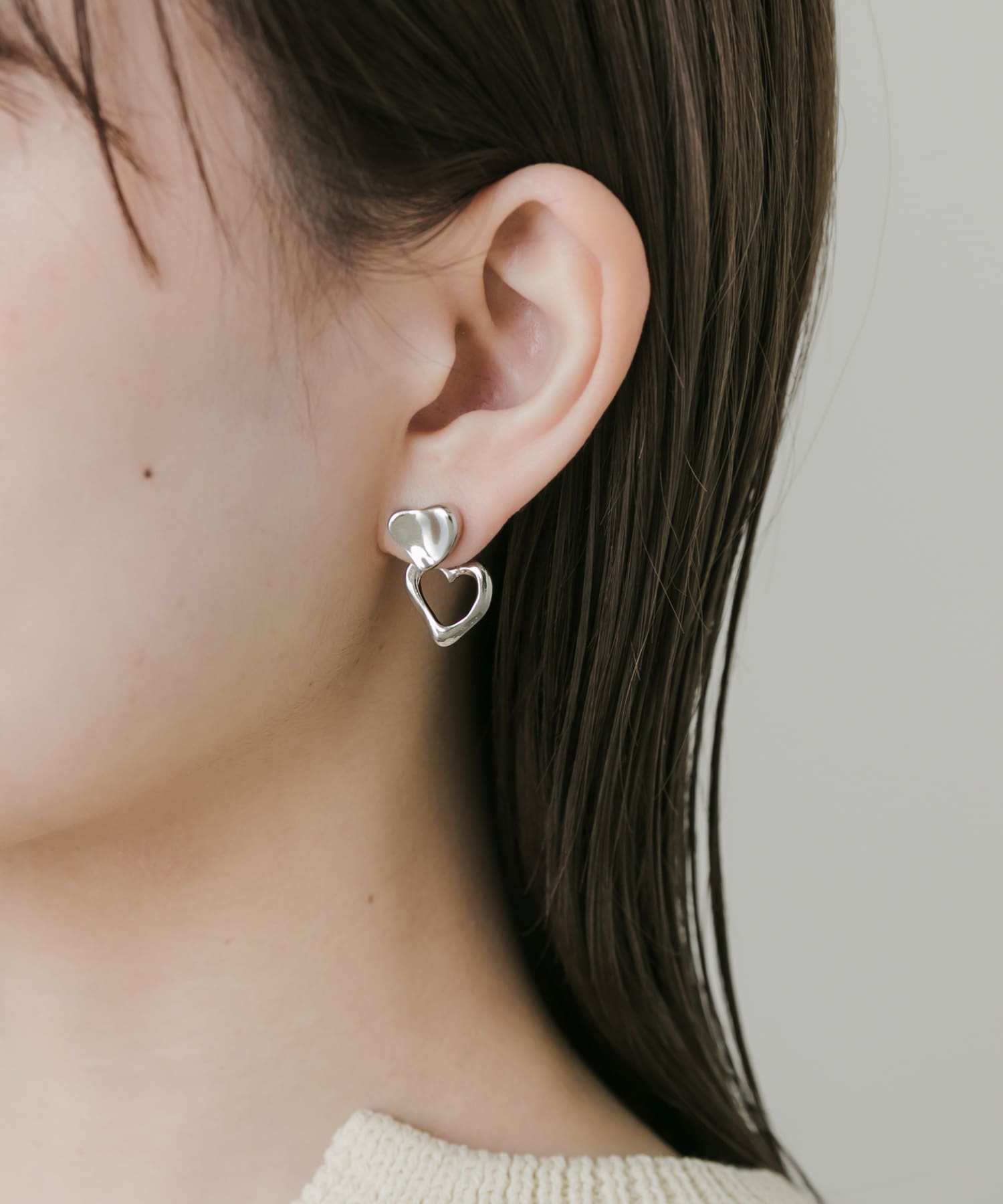 ニュアンスハートメタルピアス(- SLV): アクセサリー｜URBAN RESEARCH