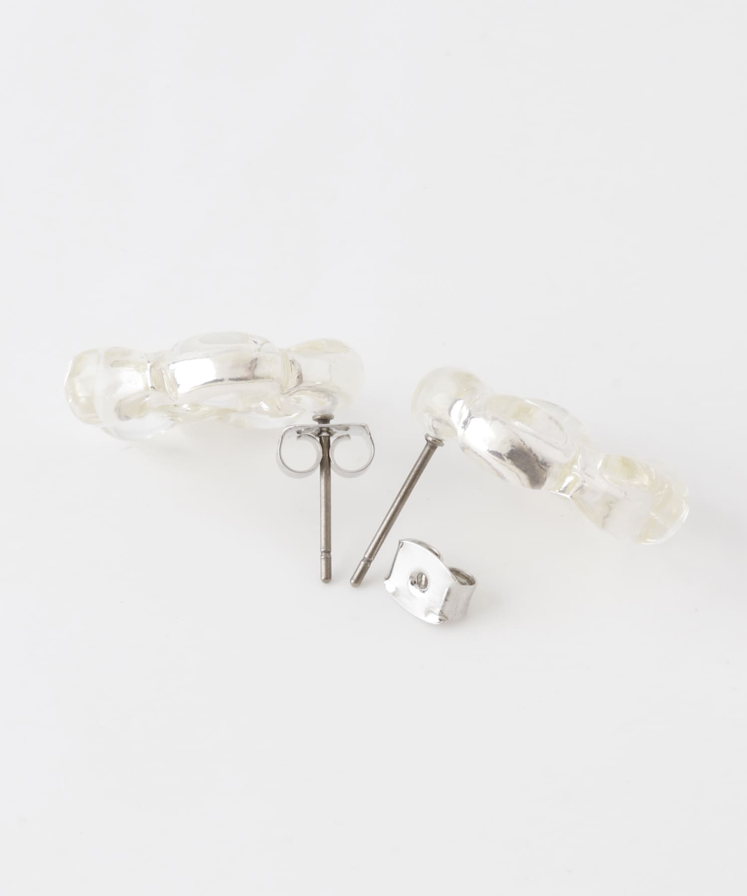 クリアフラワーピアス SL/CL -