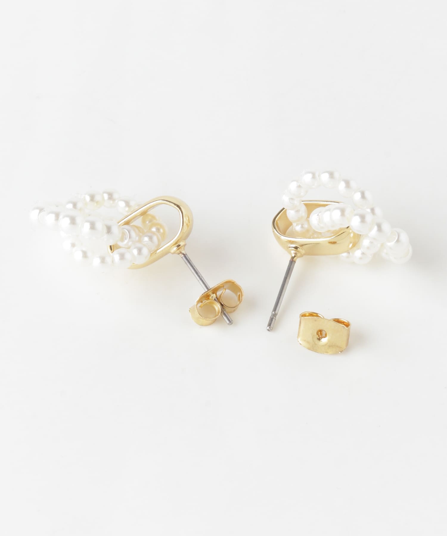 ミニパールフロントピアス GD/IV -