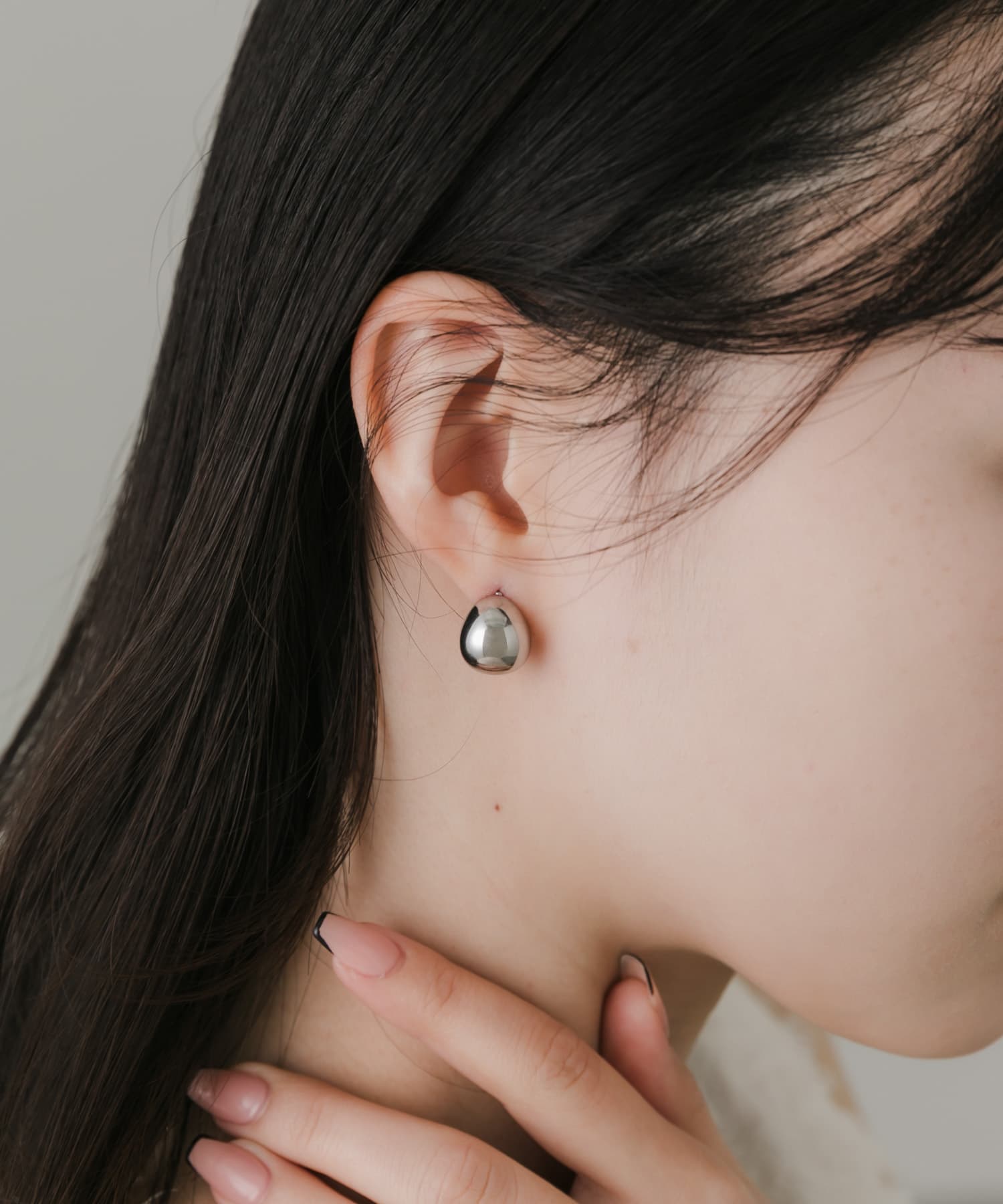 ステンレスプックリピアス SLV -